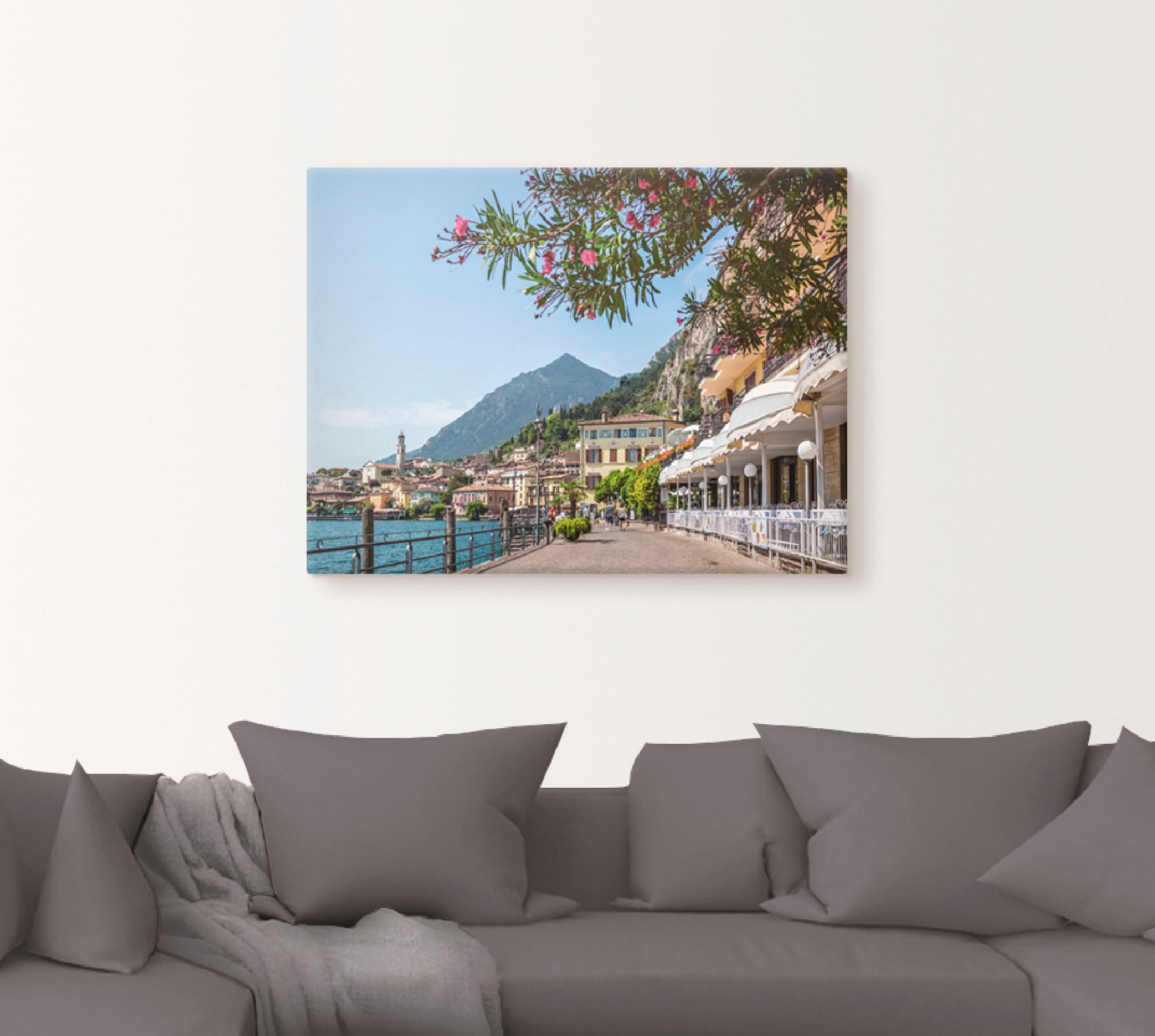 Artland Wandbild »Gardasee Limone sul Garda I«, Europa, (1 St.), als Leinwandbild, Poster in verschied. Grössen