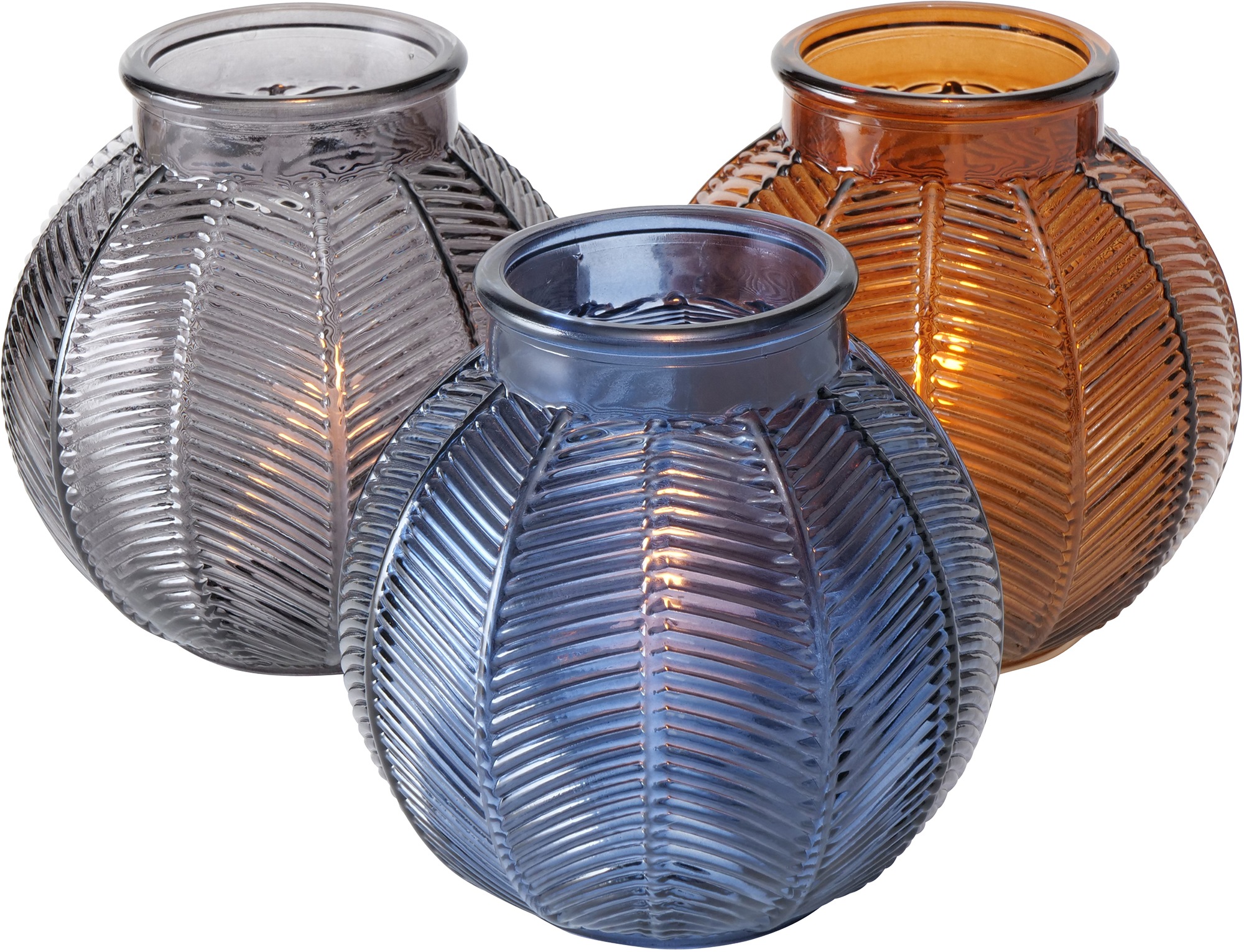 Image of BOLTZE Windlicht »Dakota«, (Set, 3 St.), Höhe ca. 15 cm bei Ackermann Versand Schweiz