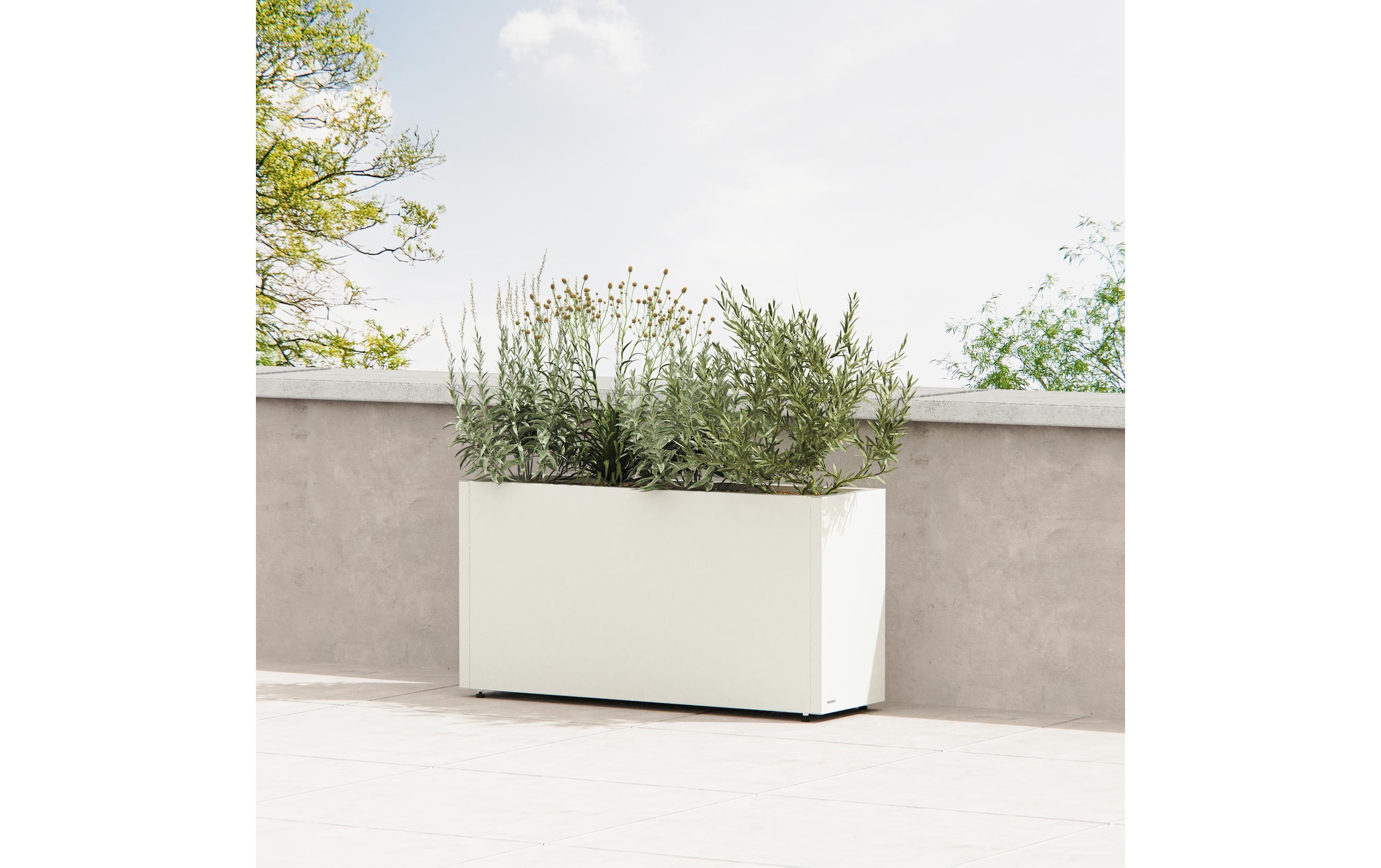 Herstera Garden Pflanzkübel »30 White Moon«