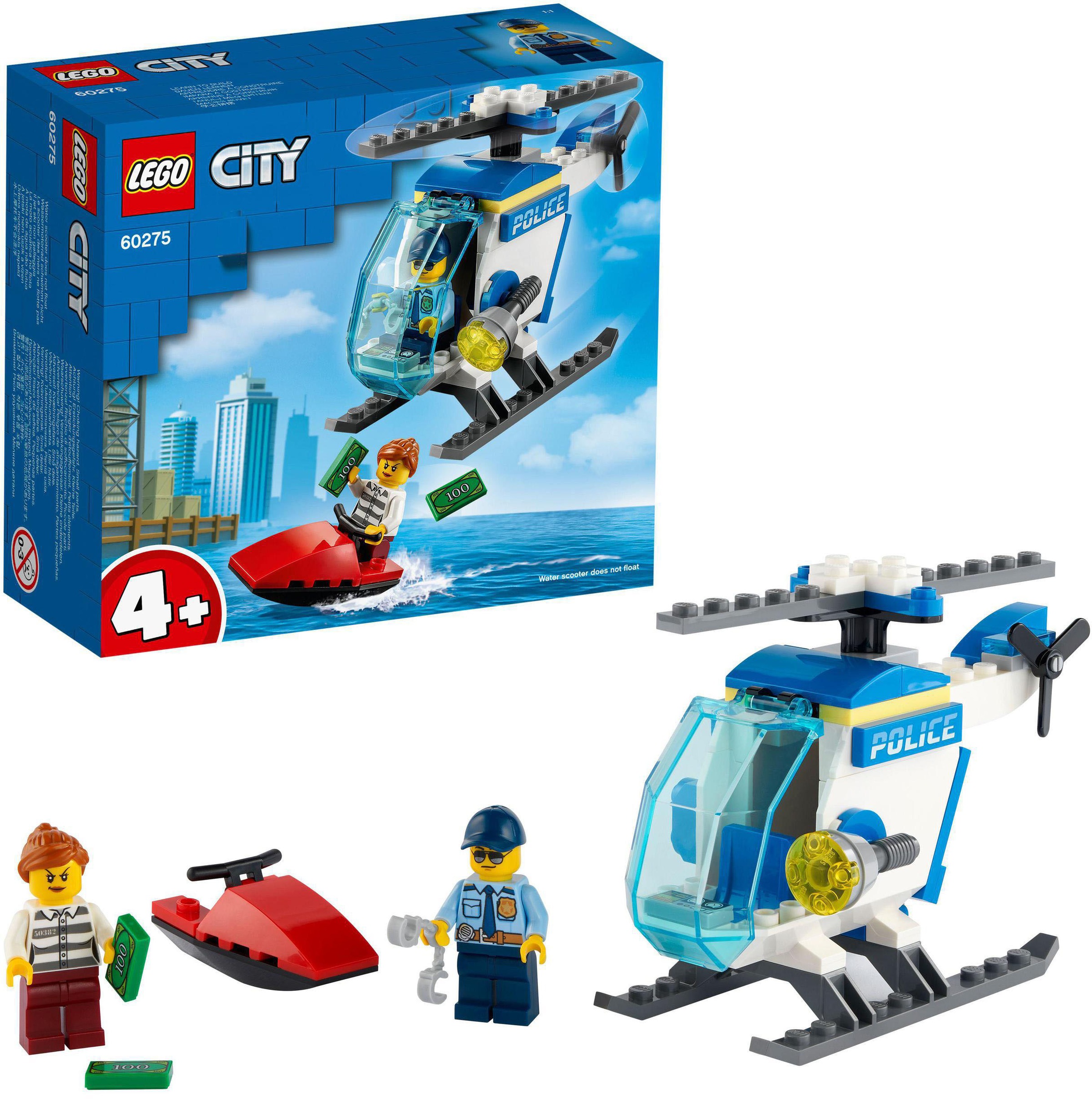 Image of LEGO® Konstruktionsspielsteine »Polizeihubschrauber (60275), LEGO® City Police«, (51 St.), Made in Europe bei Ackermann Versand Schweiz