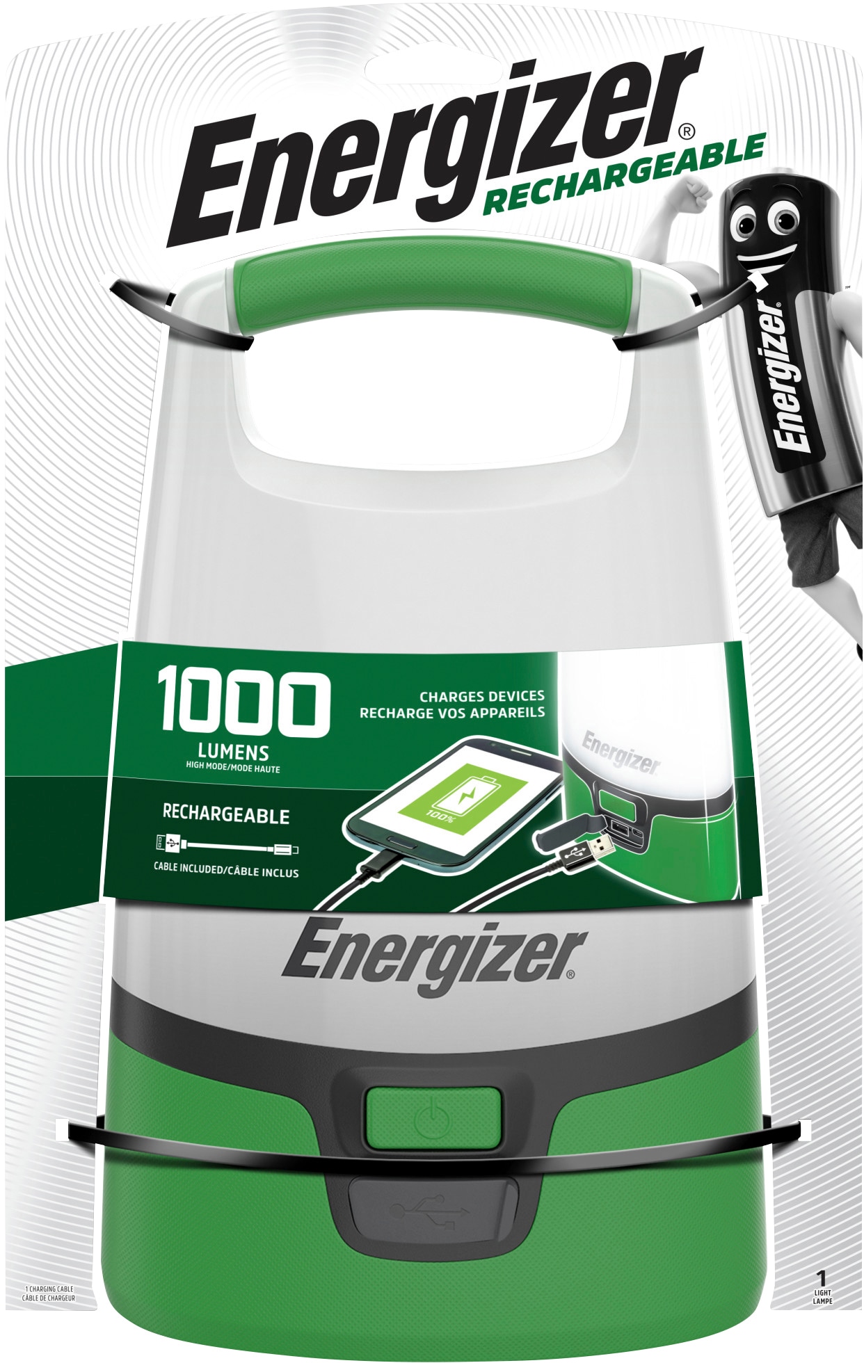 Image of Energizer Laterne »Camping Light Rechargeble«, Camping Licht/Lampe, wiederaufladbar über USB bei Ackermann Versand Schweiz