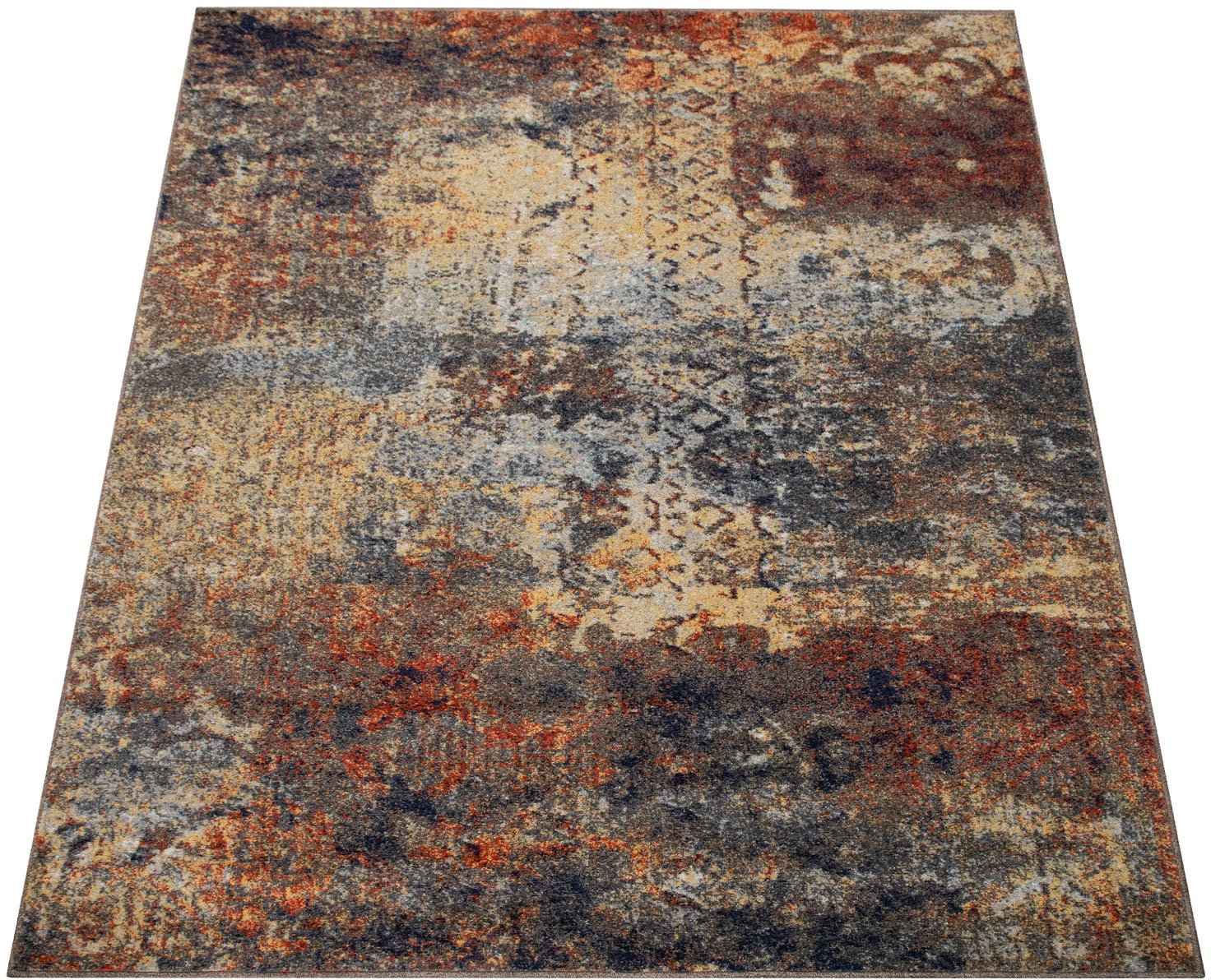 Image of Paco Home Teppich »Jazz 706«, rechteckig, 9 mm Höhe, Kurzflor, modernes buntes Design und Used-Look, ideal im Wohnzimmer & Schlafzimmer bei Ackermann Versand Schweiz