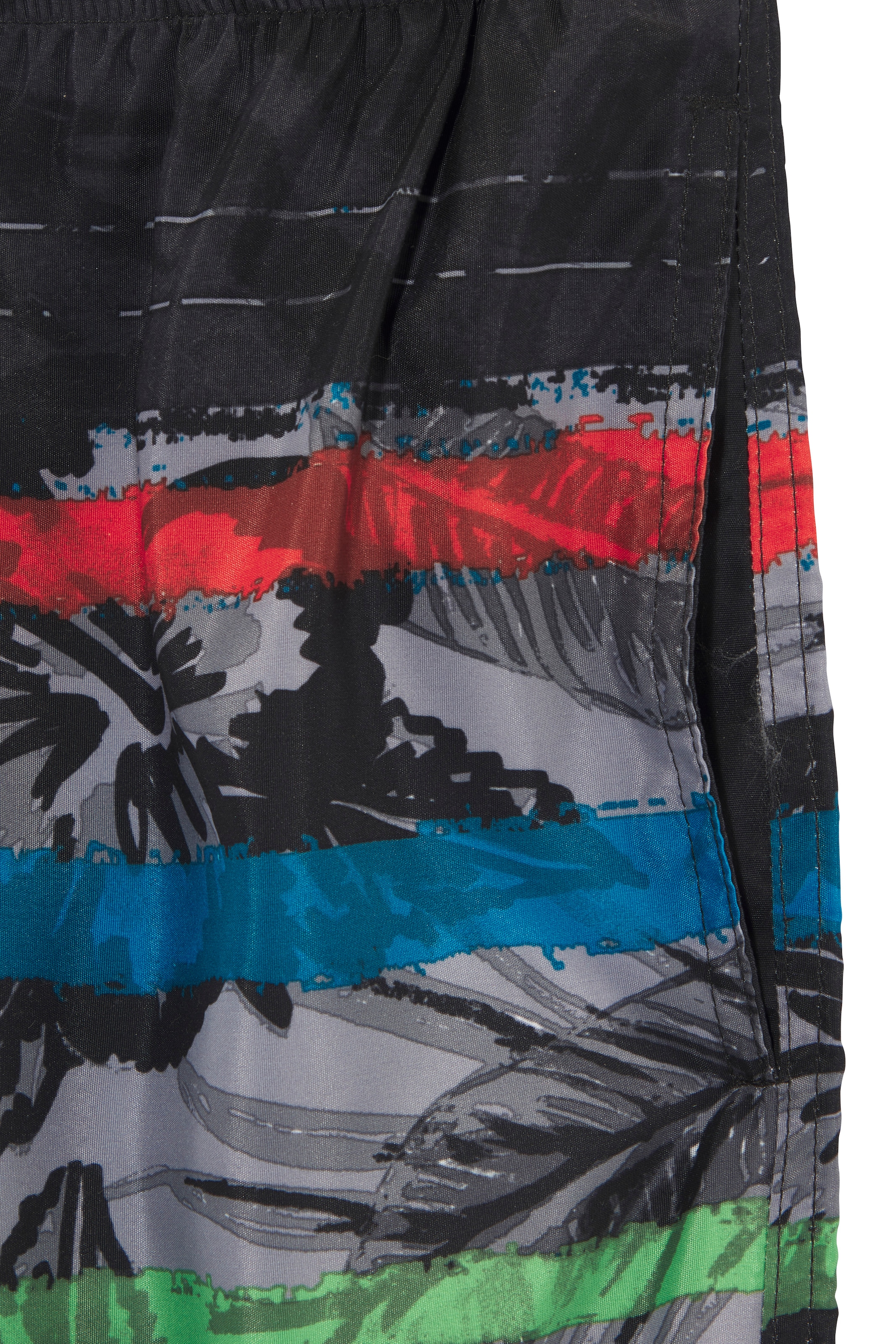 John Devin Short de bain mit floralem Design