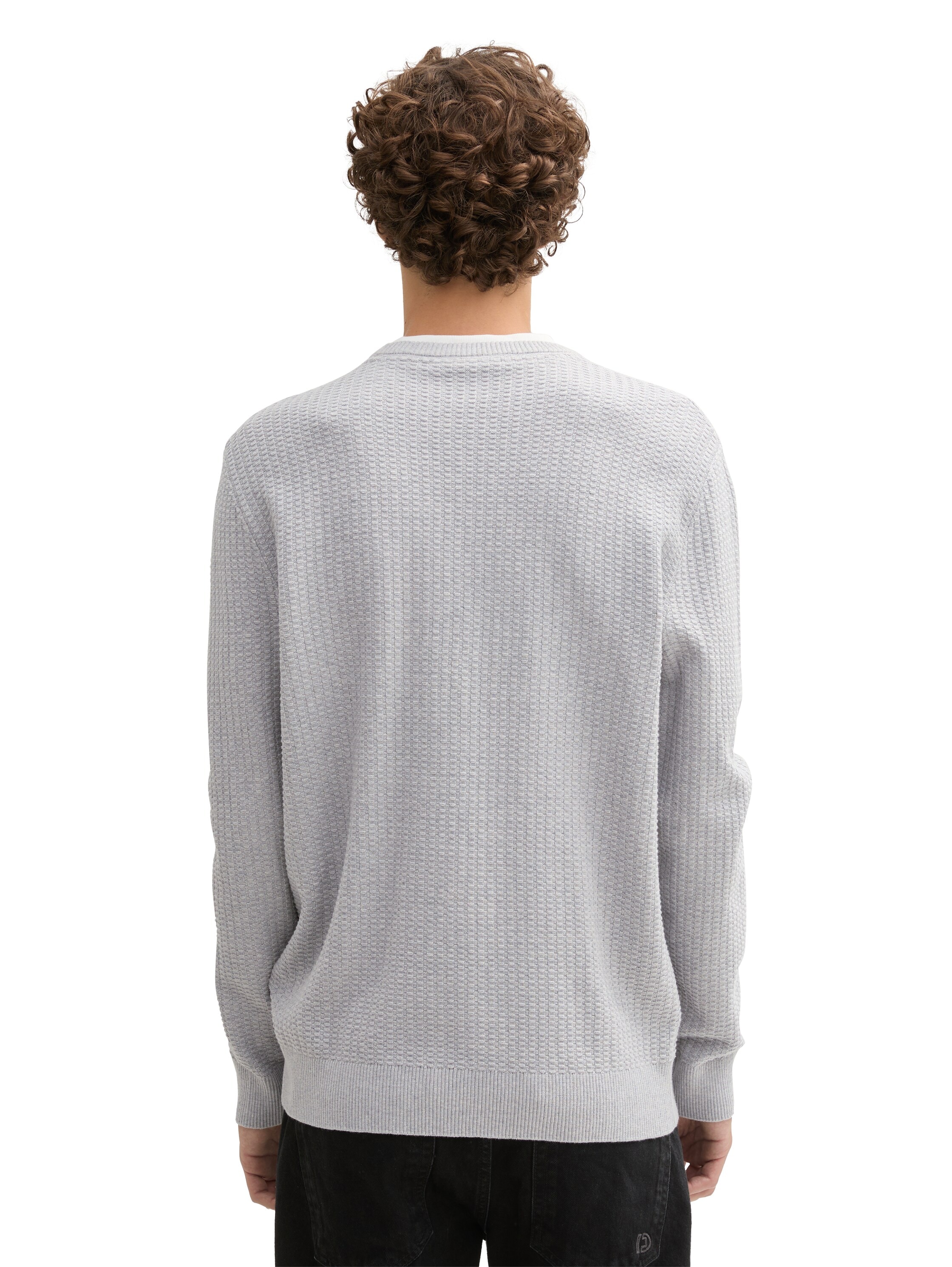 TOM TAILOR Denim Strickpullover, in 2-in-1-Look