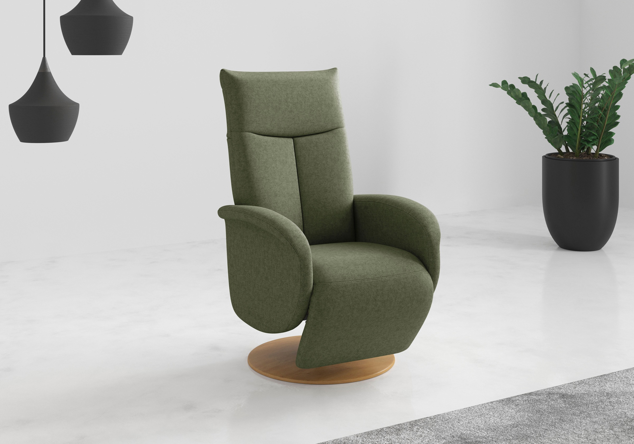 Image of GOODproduct "Grenoble mit Kopfteilverstellung & Drehfunktion, weitere Funktionen" Ergonomie M: manuelle Fussstütze & Rückenlehne