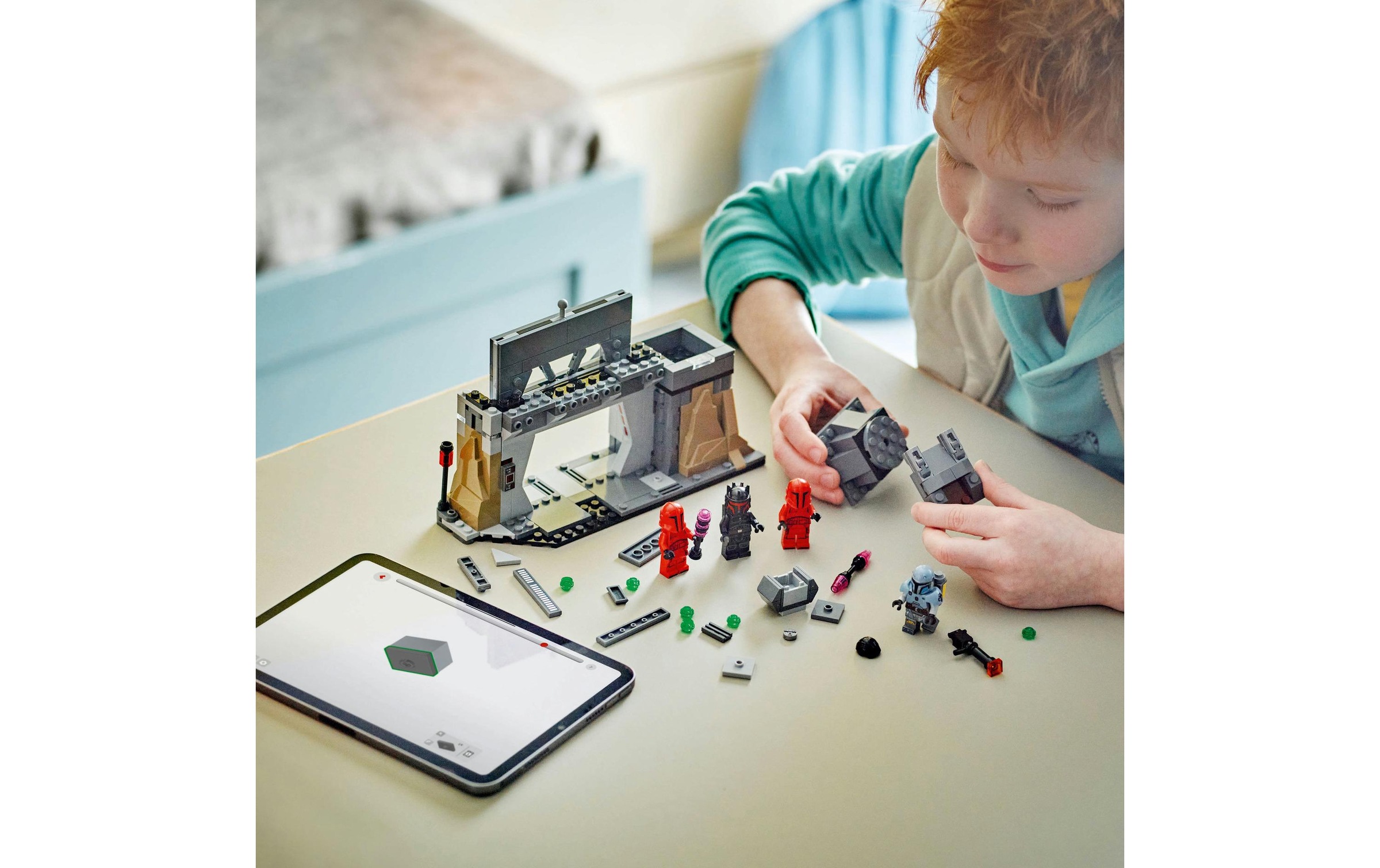 LEGO® Spielbausteine »Star Wars Duell zwischen Paz Vizsla und Moff Gideon 75386«