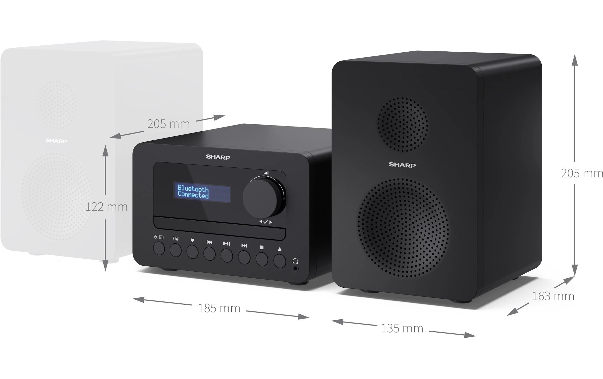 Sharp Stereoanlage »Micro HIFI DAB+ XL-B520D«, (24 W)