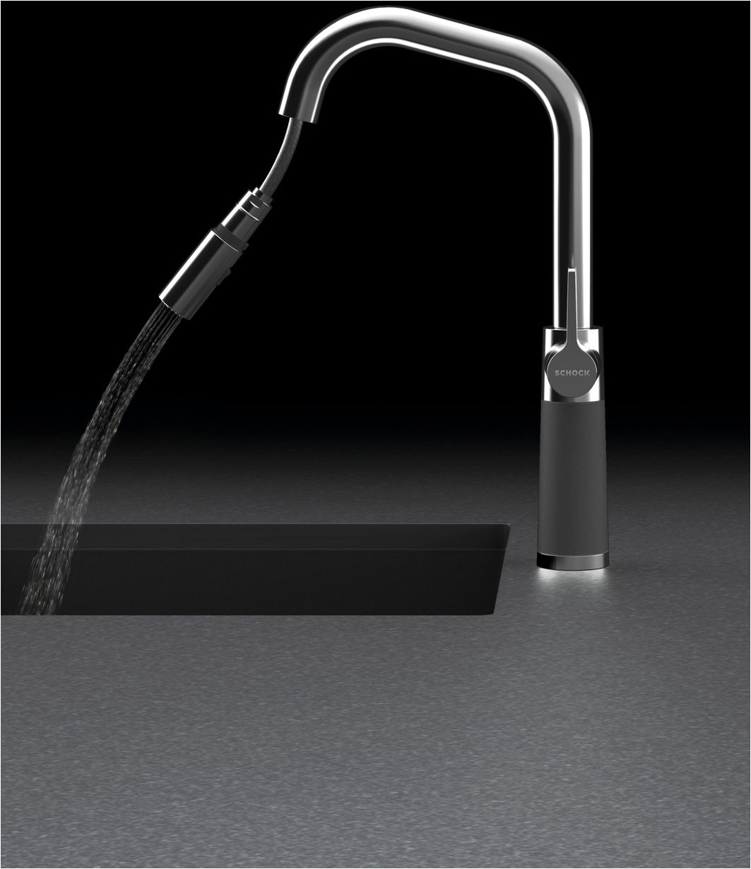 Schock Küchenarmatur »SC530« ausziehbar, Strahl-Brause, Rückflussverhinderer, Schwenkbereich 120°