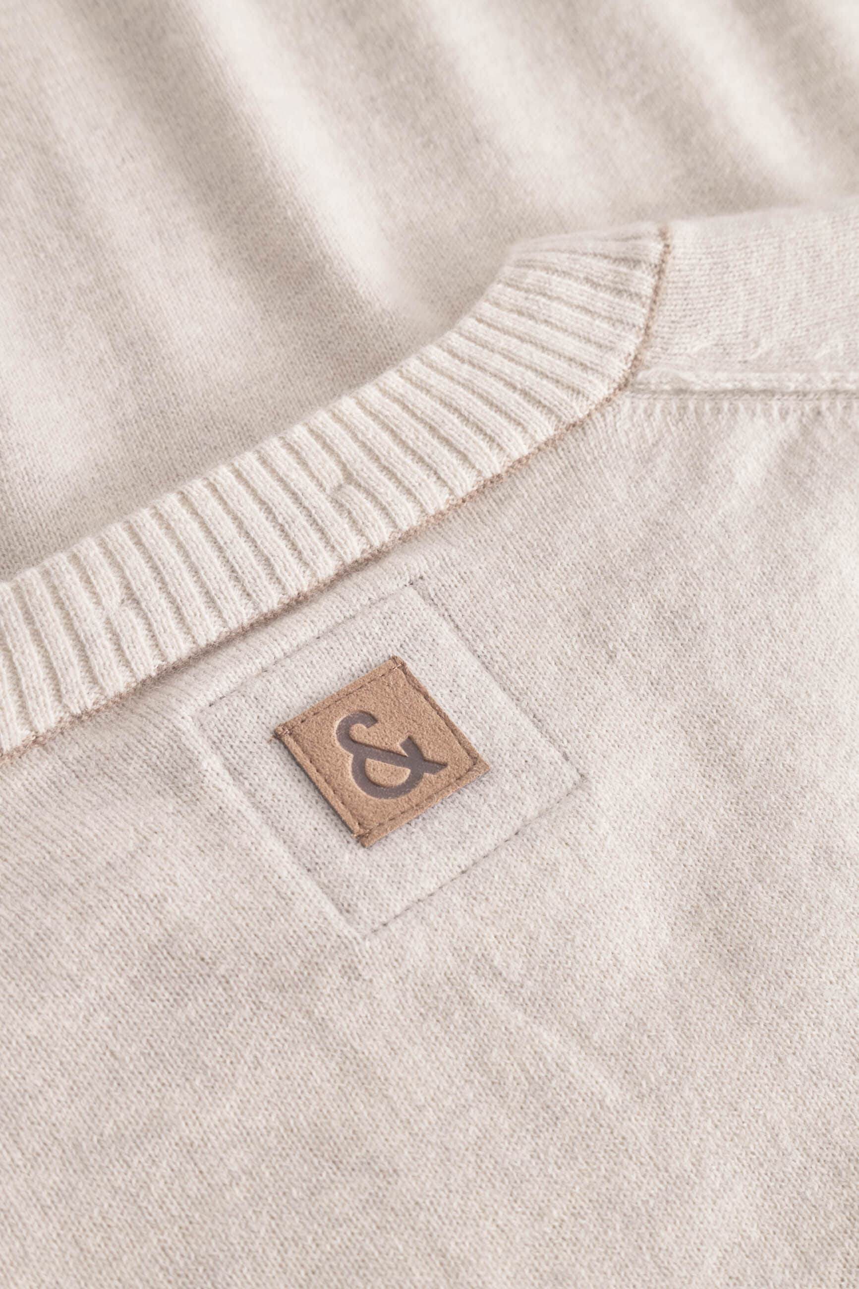 colours & sons Pull en tricot »colours & sons Pullover Roundneck-Merino Blend«