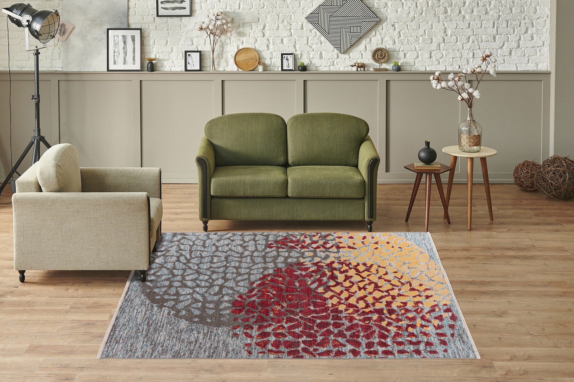Kayoom Teppich »Milan 425«, rechteckig, 5 mm Höhe, ca. 436.800 Points/qm, Kurzflorteppich, weiche Haptik, hochwertig