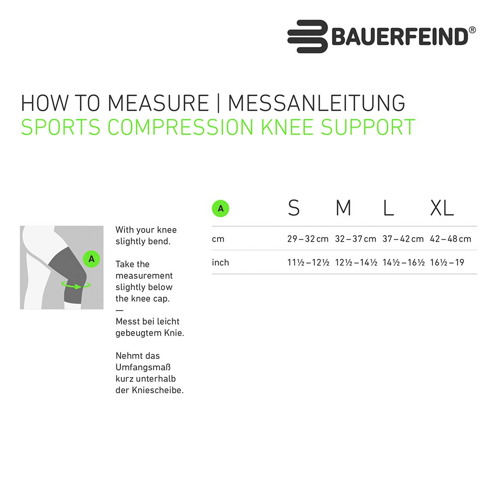 Bauerfeind Kniebandage »Sports Compression Knee Support« für Basketball, beidseitig tragbar