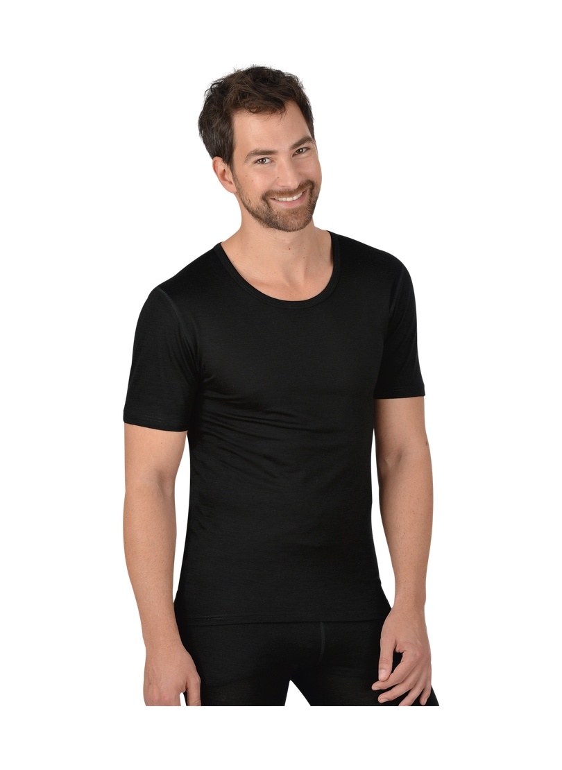 Kurzarmshirt »TRIGEMA T-Shirt aus Merinowolle«