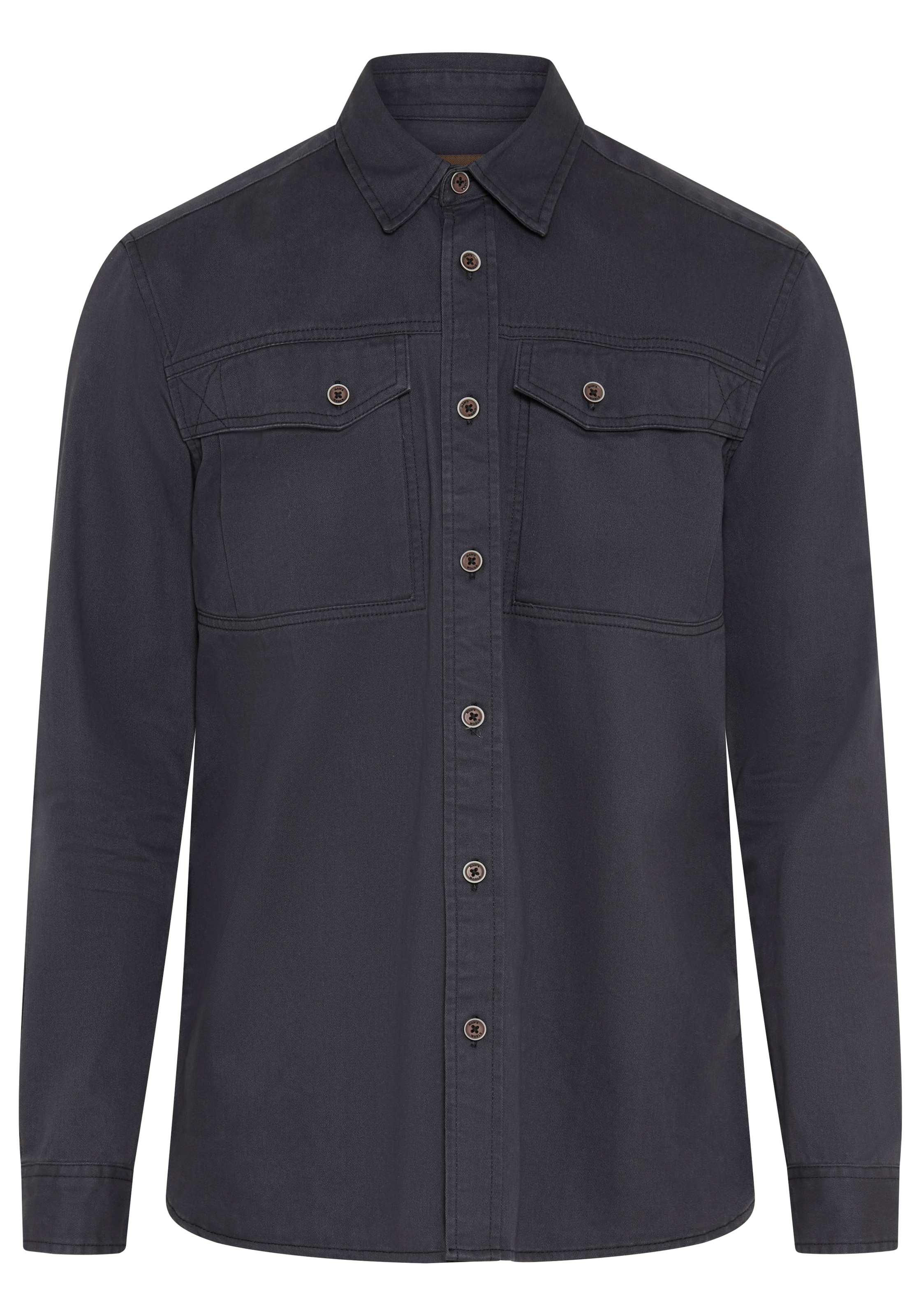 Man's World Langarmhemd »Markante Details mit modernem Charakter« Robuste Baumwollqualität, authentischer und vielseitiger Look.