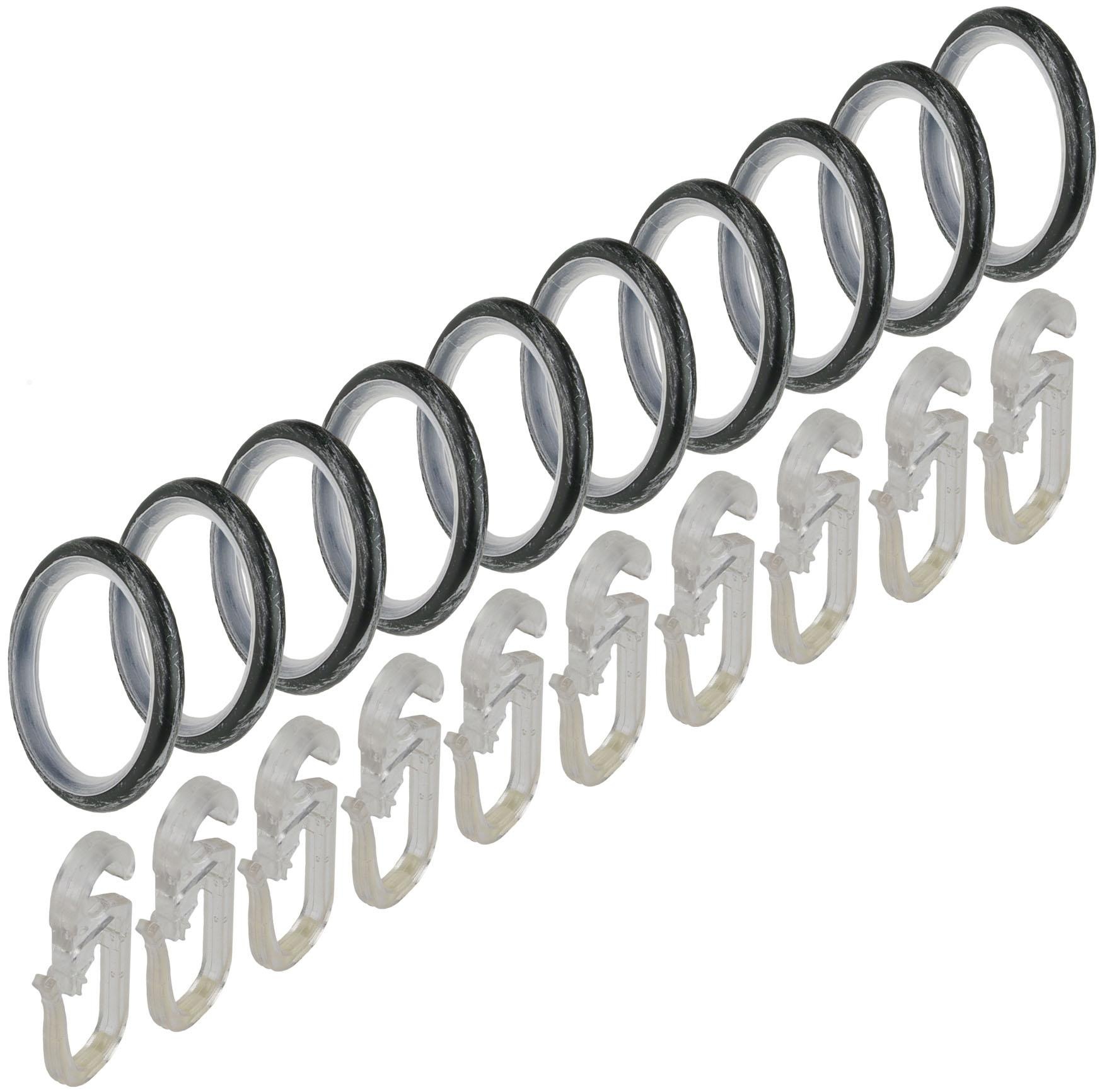 Liedeco Gardinenstange »Esp Kegel«, 2 läufig-läufig, Fixmass, 2-läufig im Fixmass Ø 16 mm