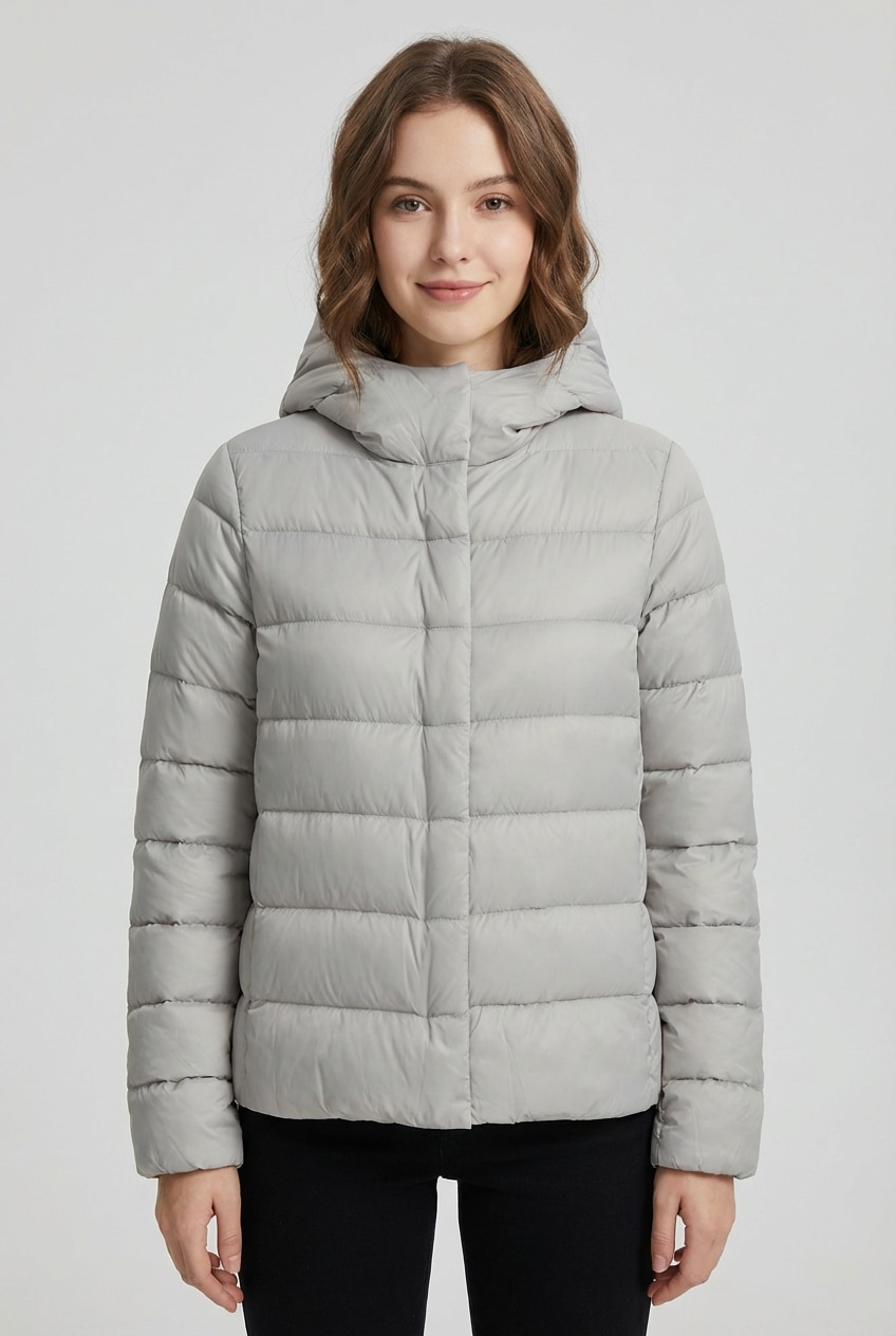 Image of ONLY Steppjacke "ONLRUBY QUILTED DOWN HOOD JACKET OTW" mit Kapuze