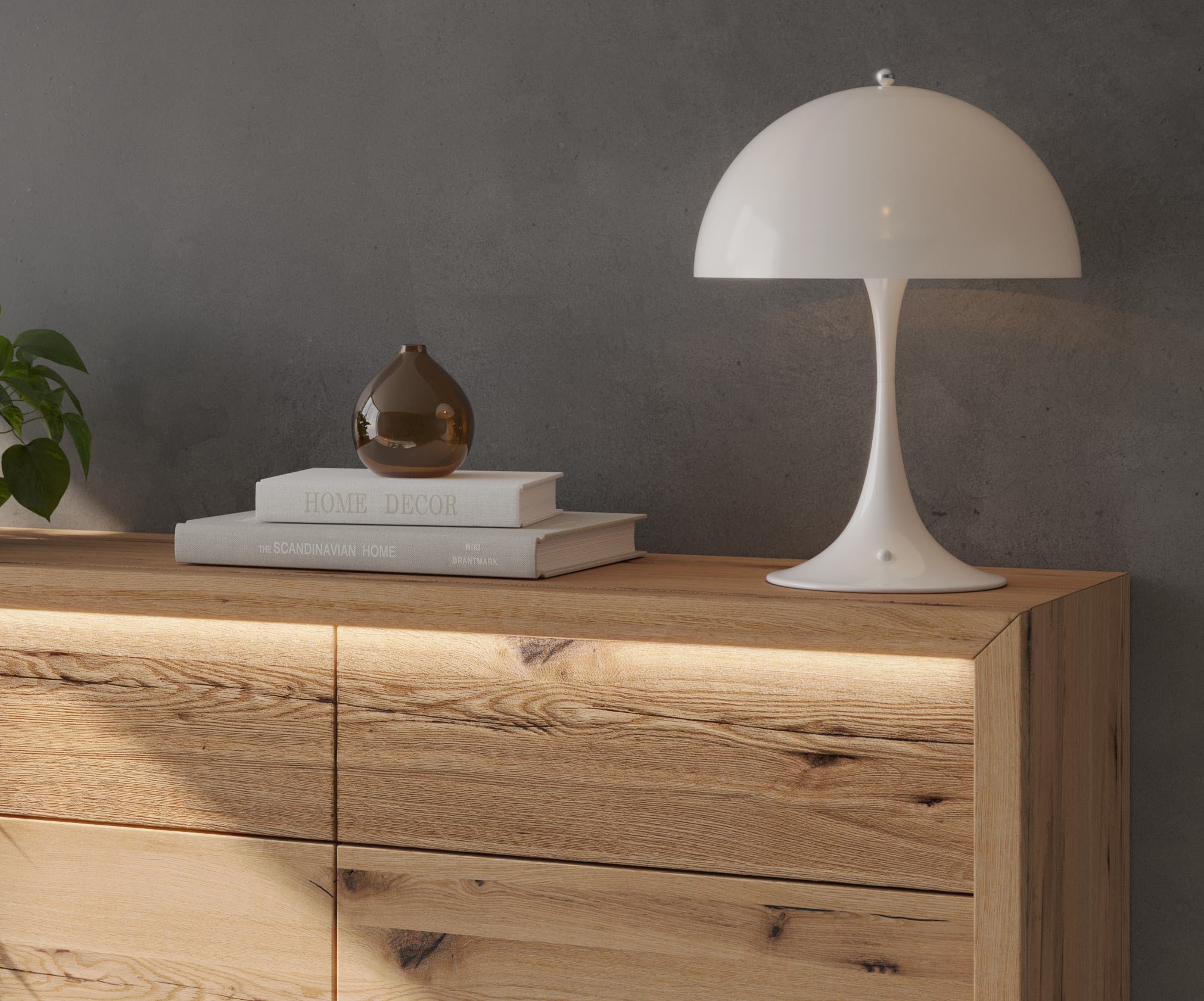 Home affaire Kommode »Ambroise« inkl. LED-Beleuchtung