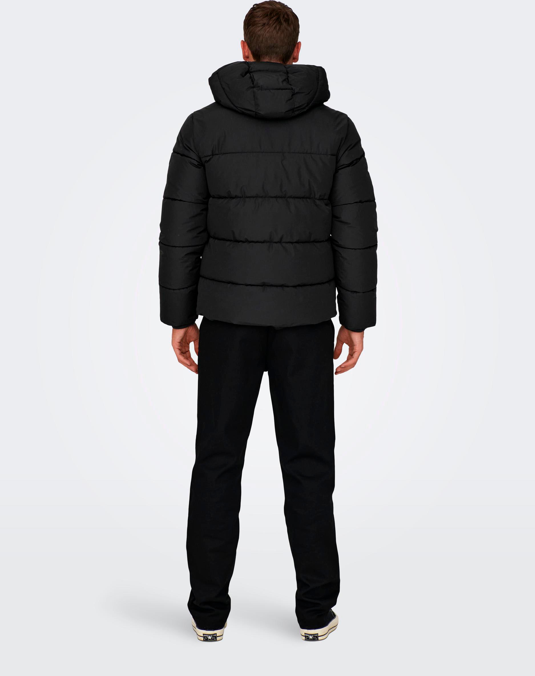 ONLY & SONS Veste matelassée »ONSMARLON LIFE HOOD PUFFER JACKET OTW VD« mit Kapuze