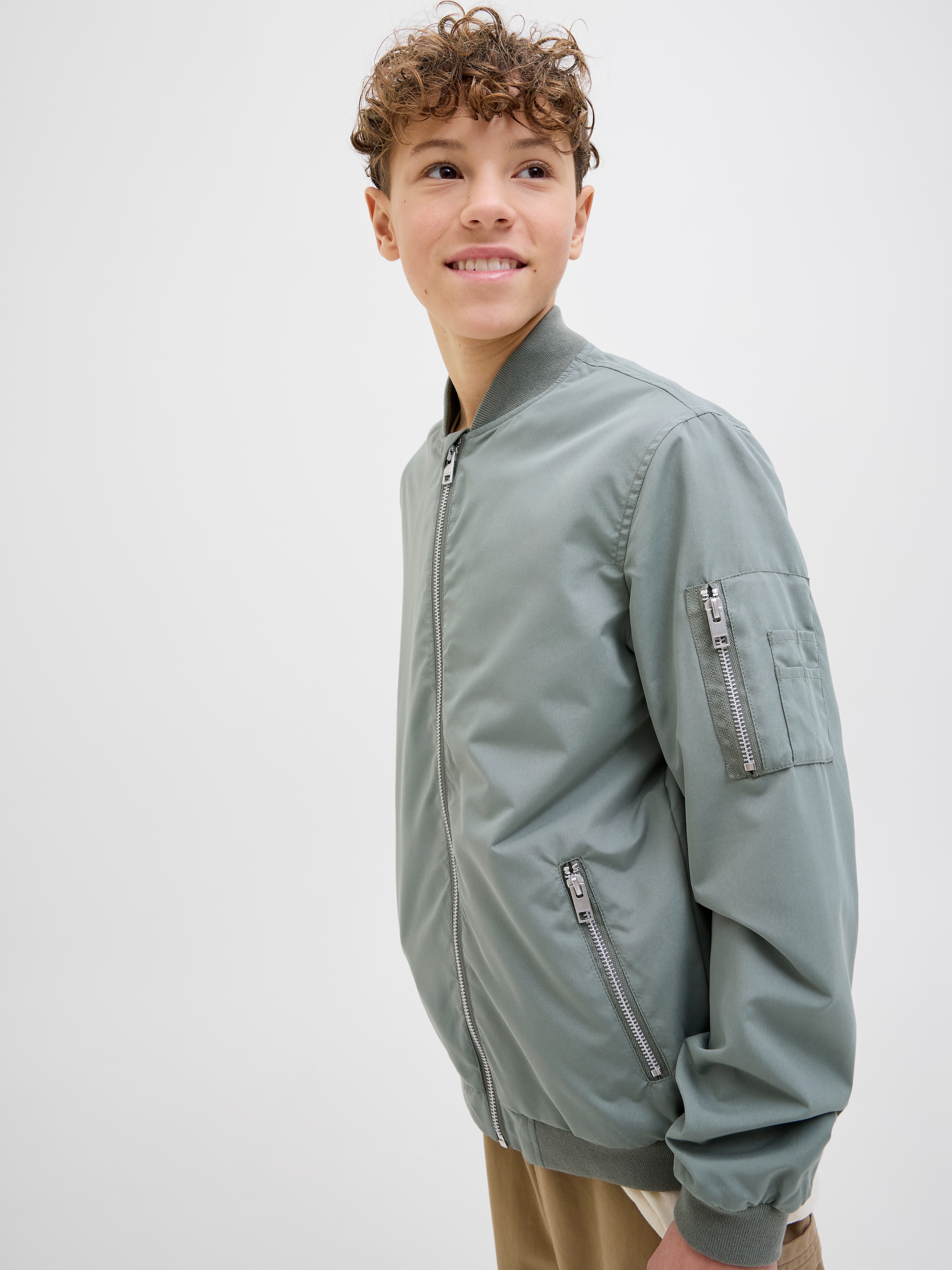 Jack & Jones Junior Bomberjacke »JJERUSH BOMBER NOOS JNR«, ohne Kapuze