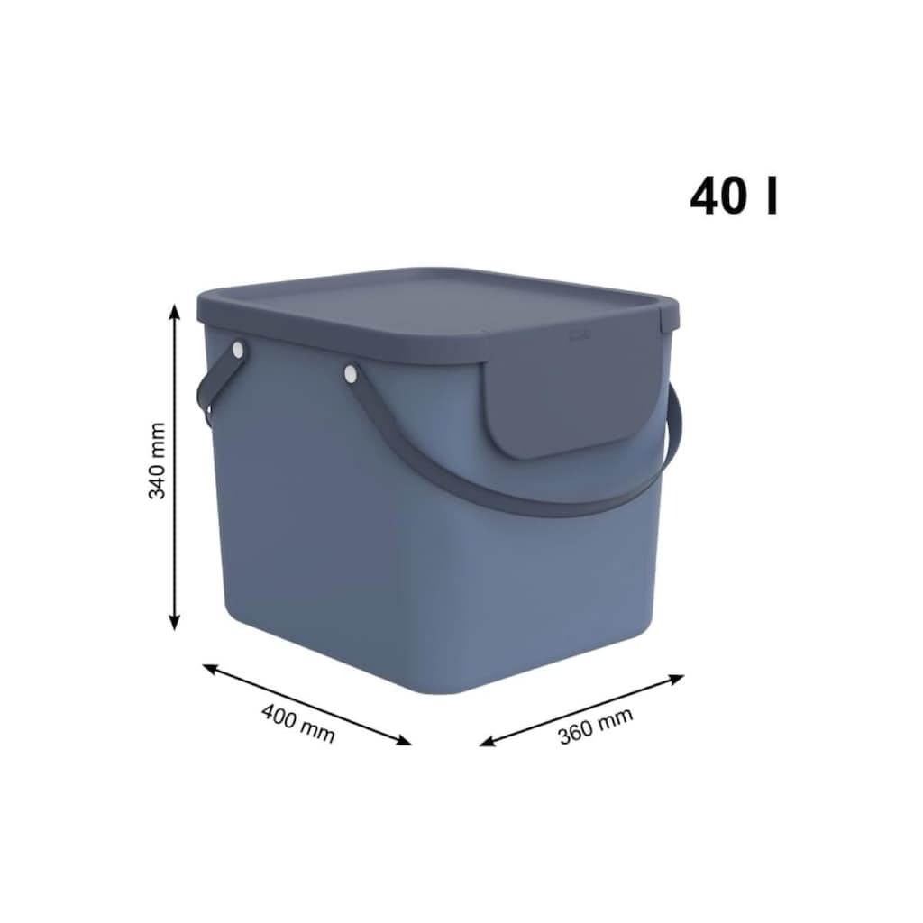 ROTHO Wäschekorb »40 L ALBULA blau«