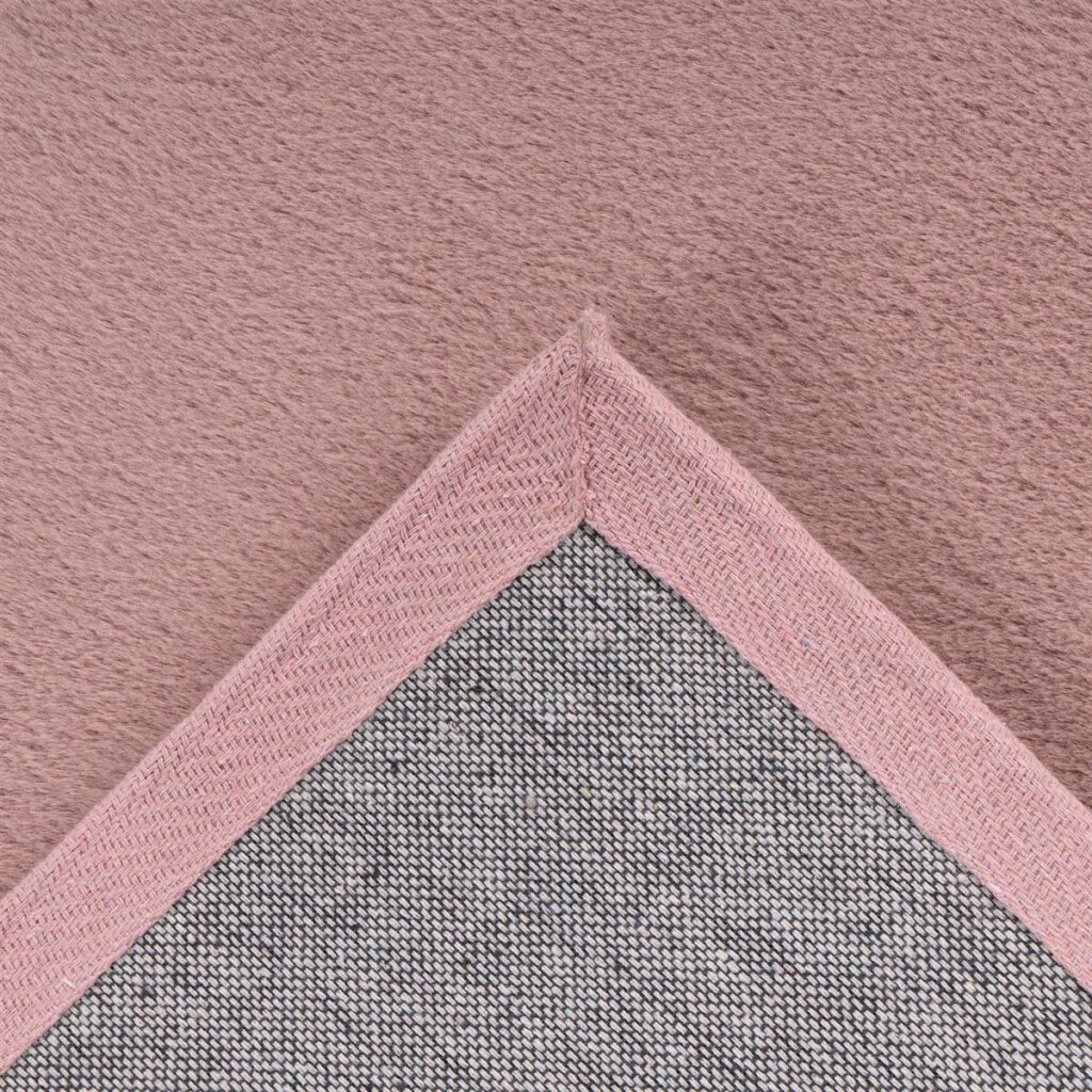 Carpet City Hochflor-Teppich »TOPIA 400«, rechteckig, 21 mm Höhe, Kunstfell-Teppich mit Kaninchenfell-Optik, Haptik, Schlafzimmer