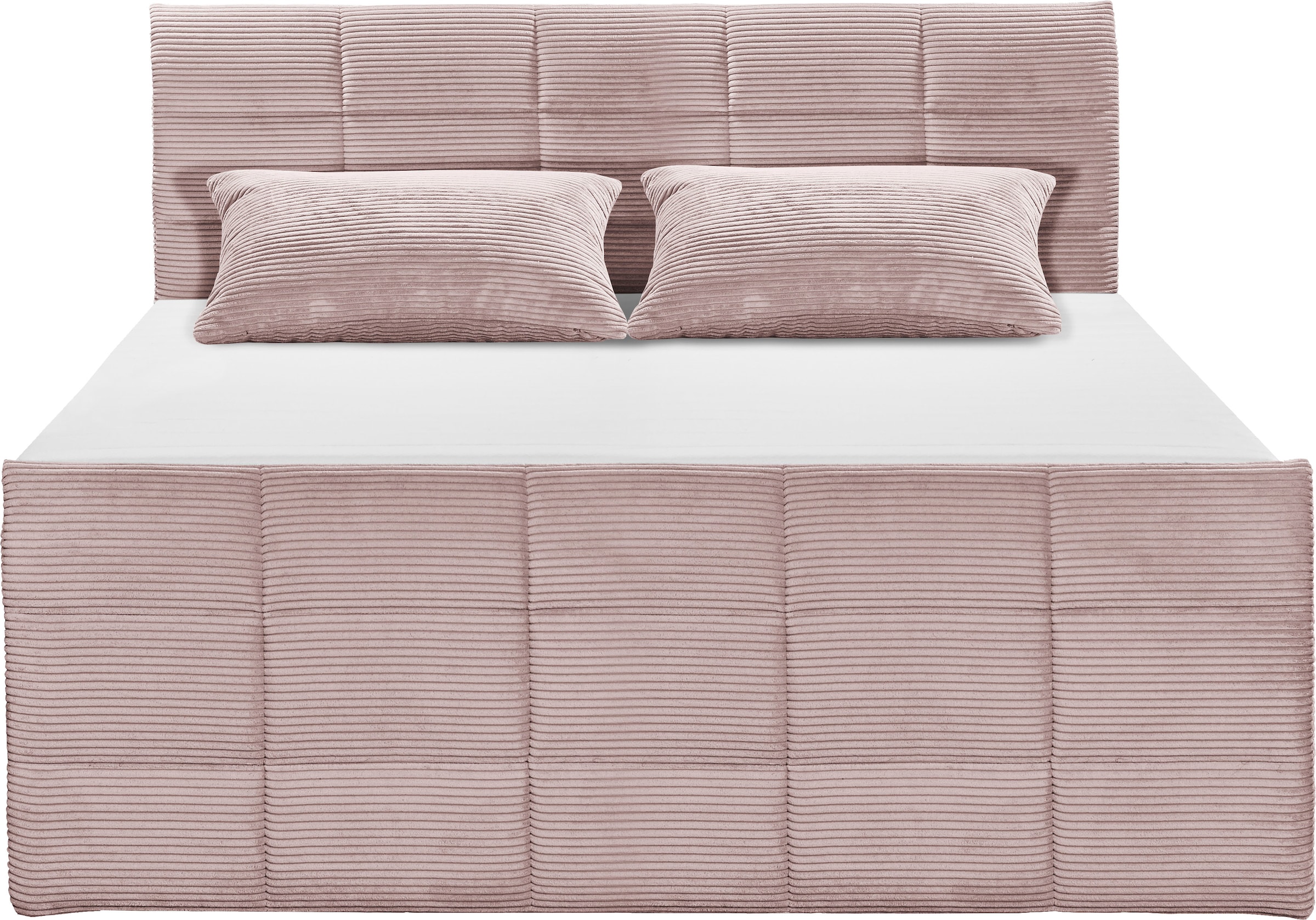 ED EXCITING DESIGN Boxspringbett »Bolivia«, harte Seite mit Kokosmatte, weiche Seite mit Filzabdeckung