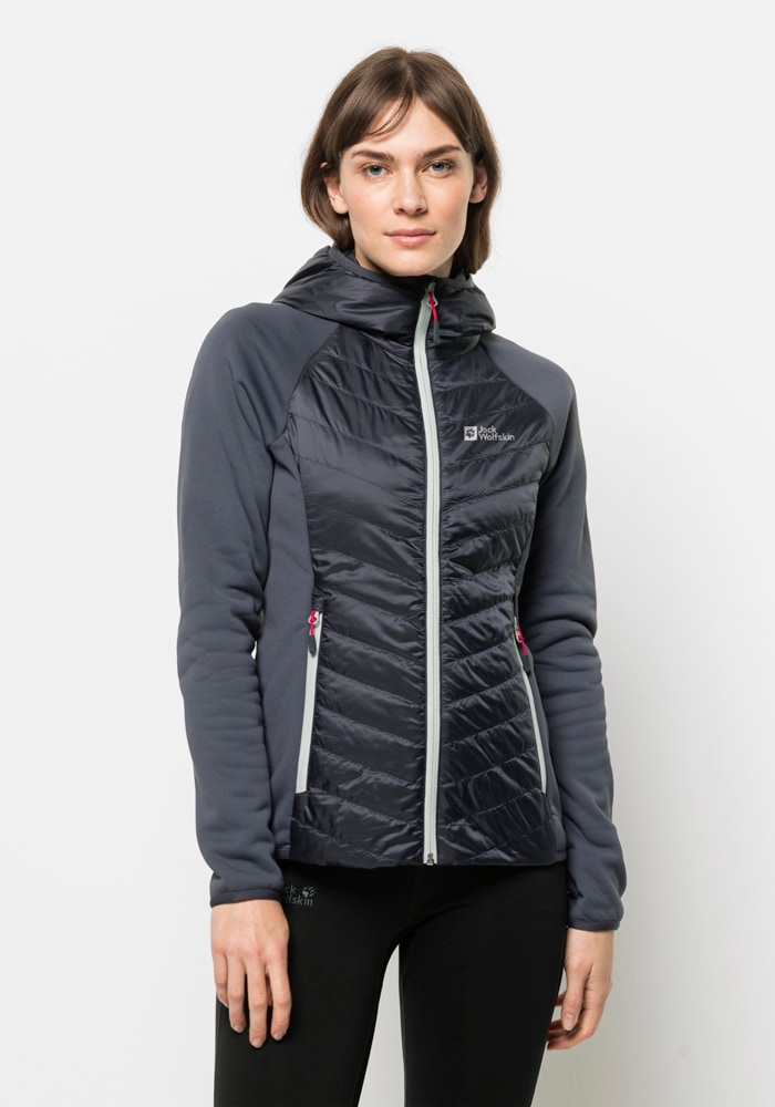 Jack Wolfskin Hybridjacke »ROUTEBURN PRO HYBRID W«, mit Kapuze