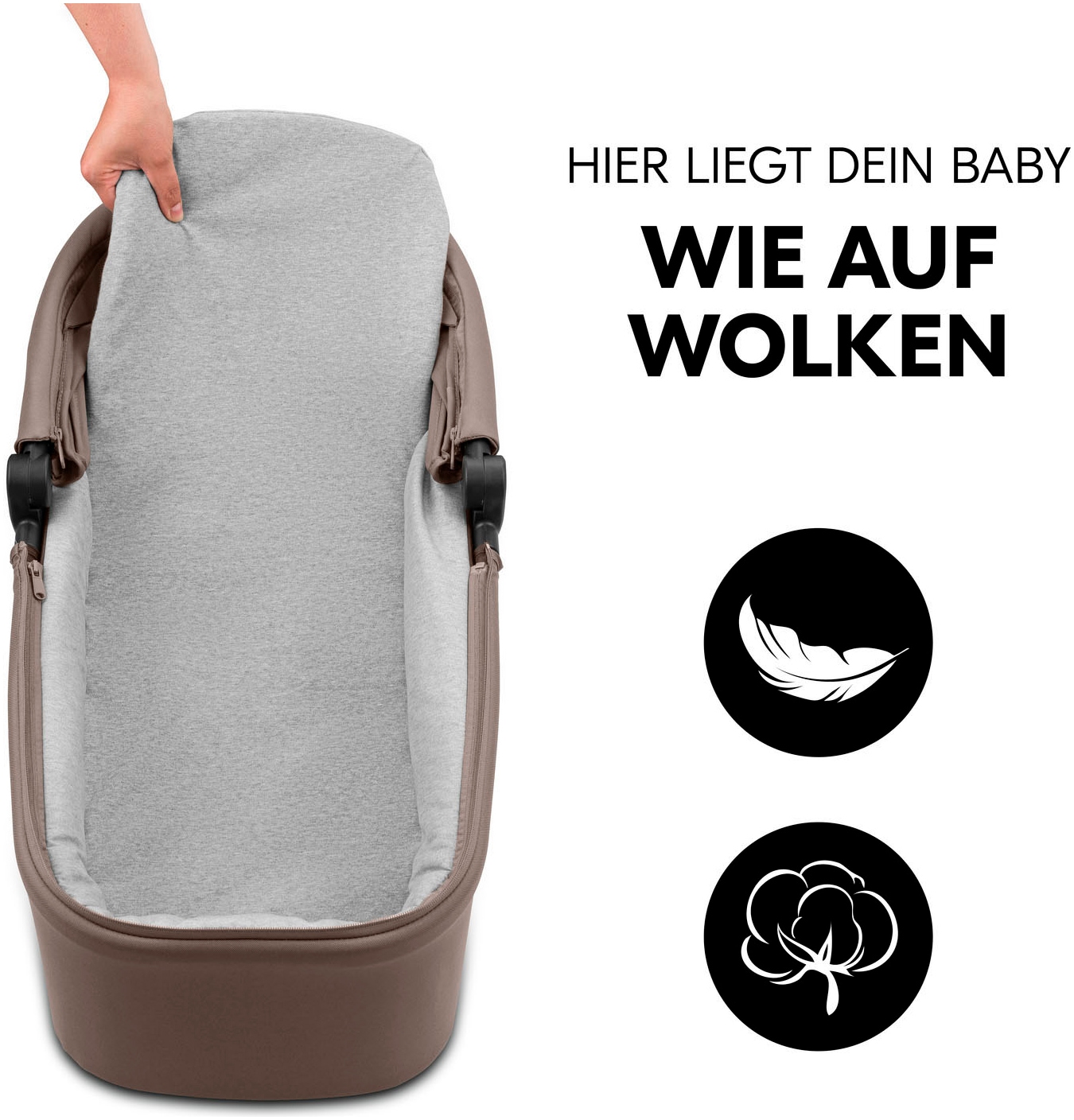 Hauck Poussette combinée »Move N Care Set« 22 kilos belastbar bis 22 kg