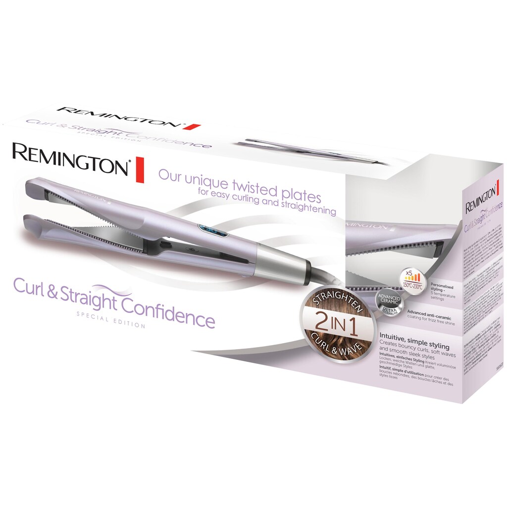 Remington Glätteisen »S6606GP Curl & Straight«