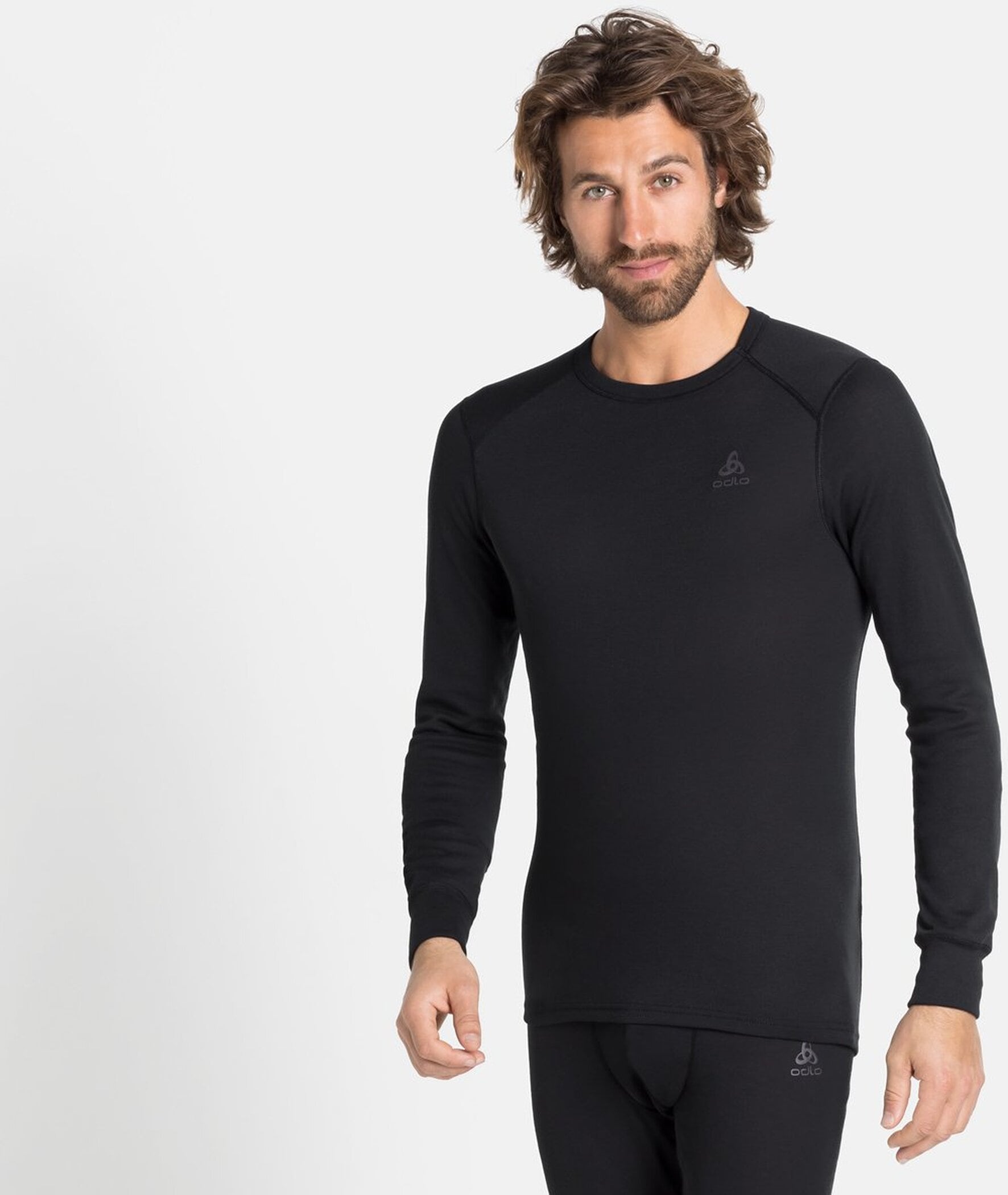 Image of Odlo Funktionsshirt "BL TOP crew neck l/s-ACTIVE WARM" mit Rundhalsausschnitt, Kurzarm, schnell trocknend, atmungsaktiv