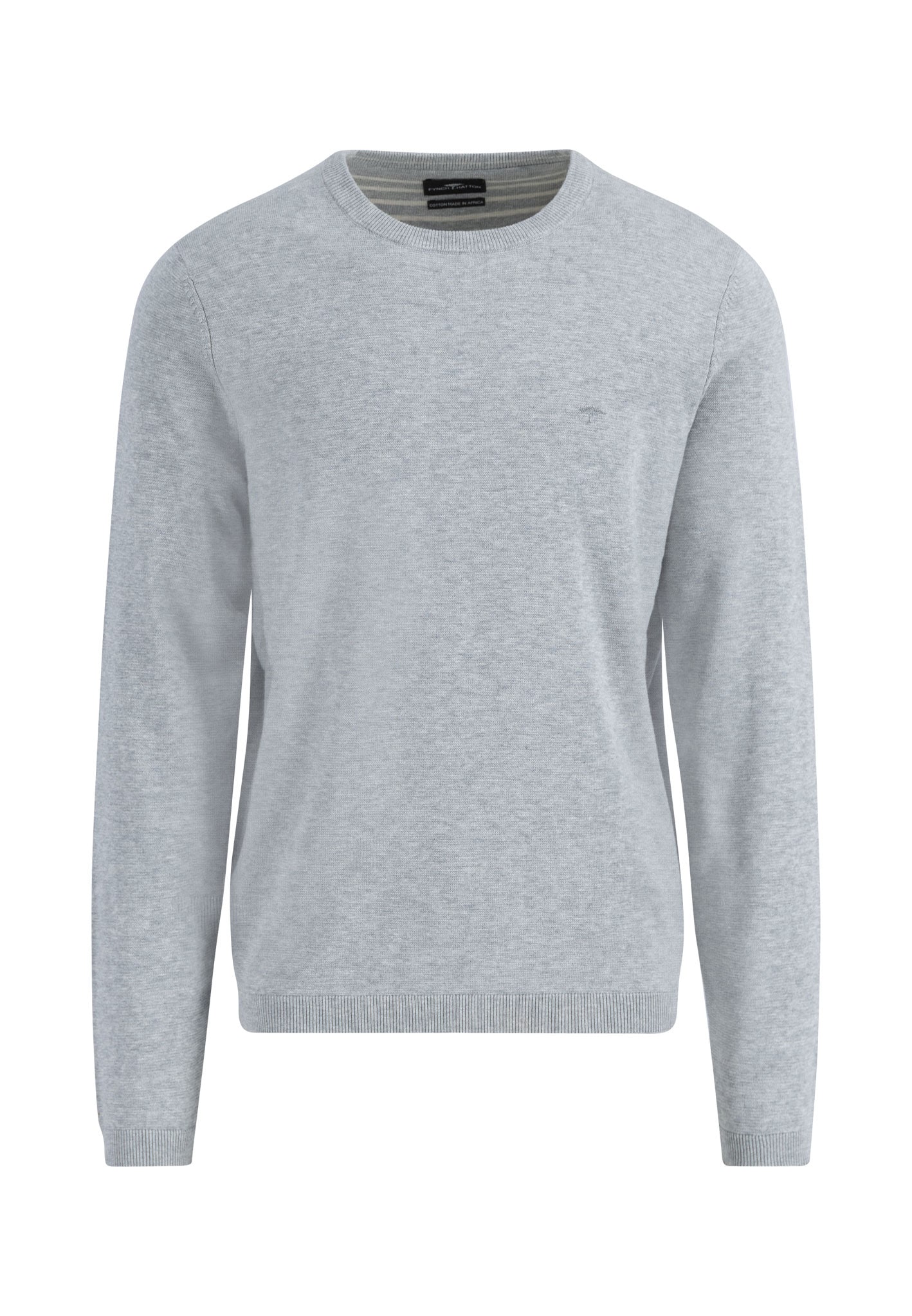 Image of FYNCH-HATTON Strickpullover mit Logo Stickerei