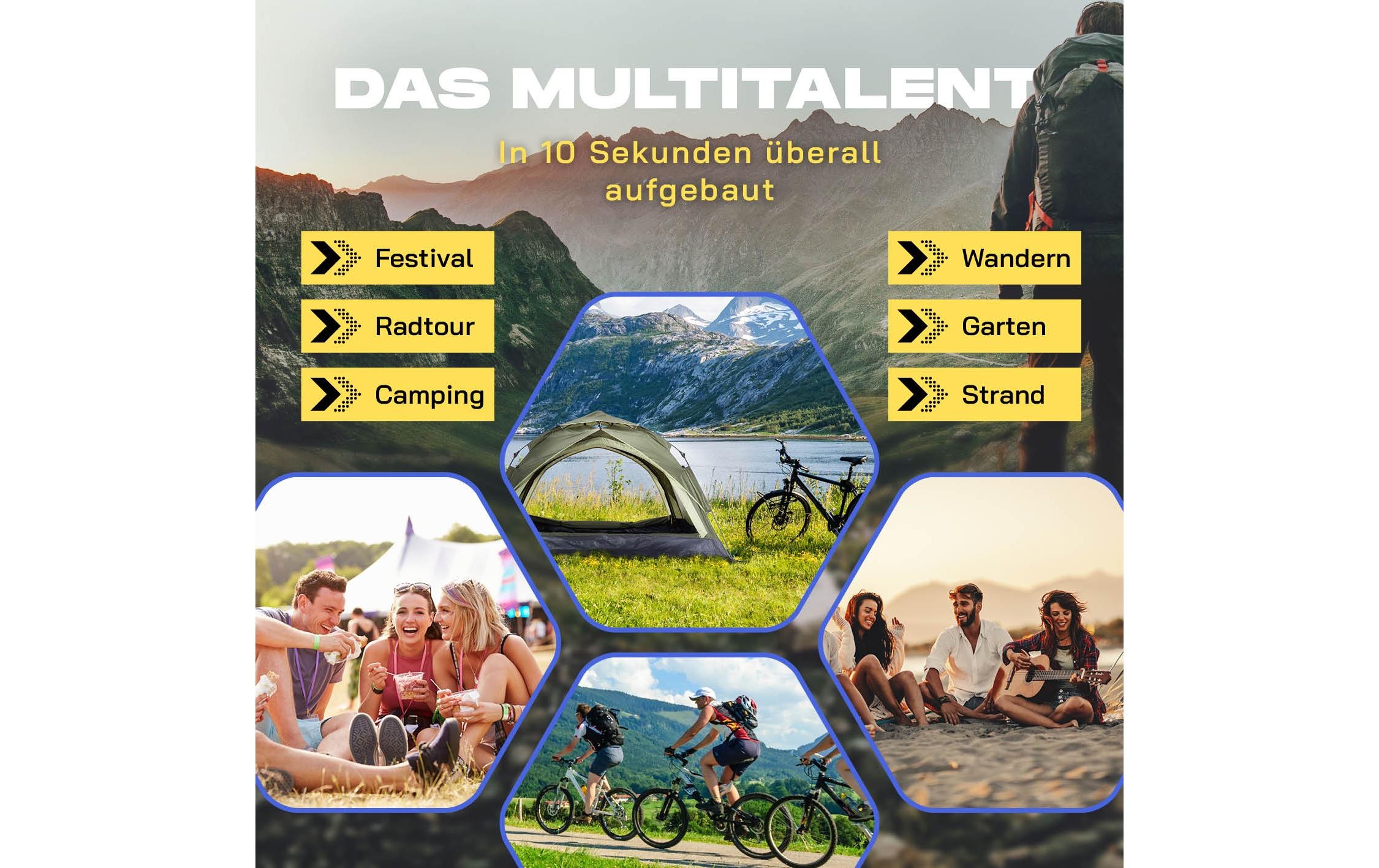 Wurfzelt »Where tomorrow Drei Personen«, 3 Personen