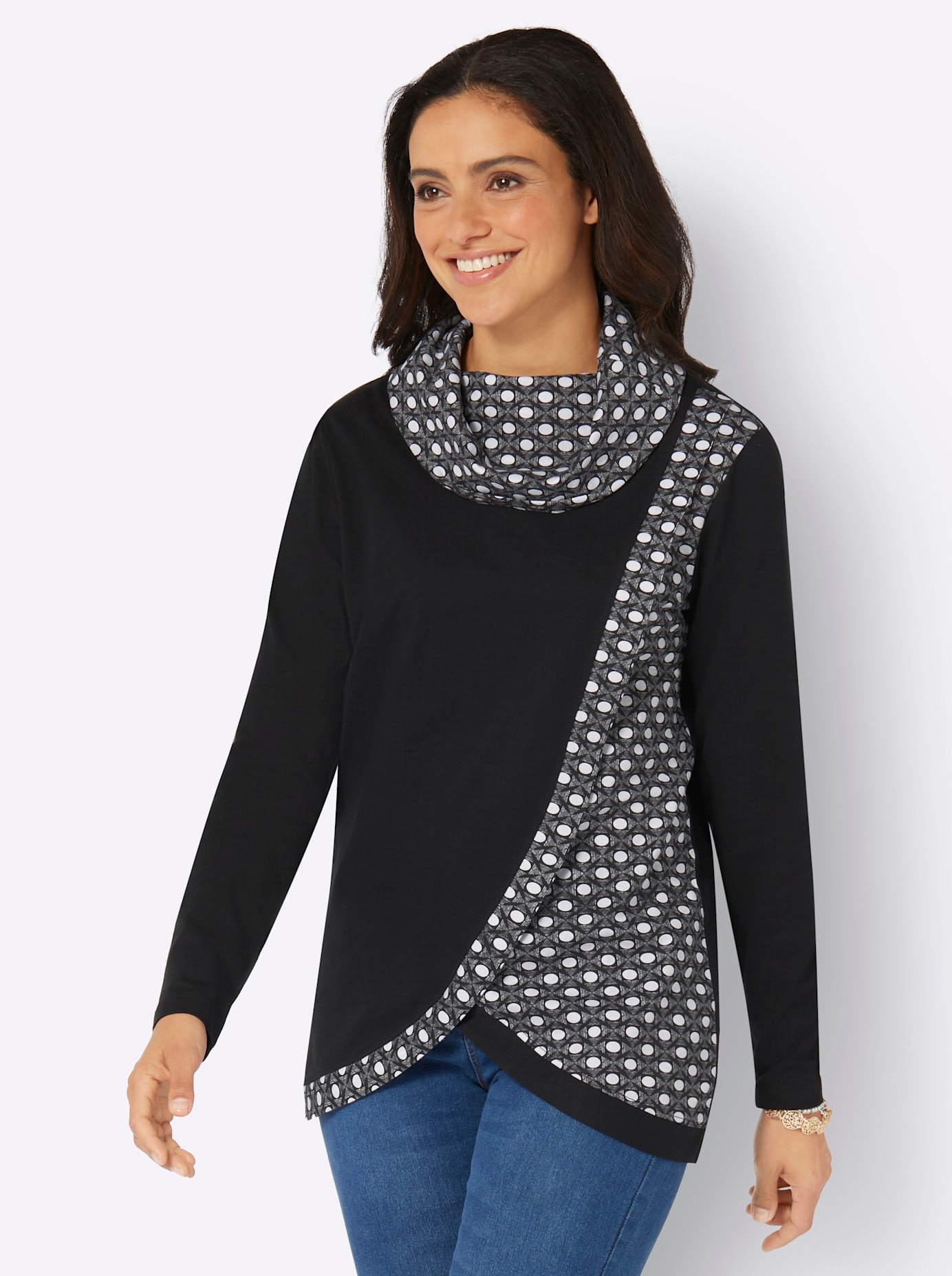 Inspirationen Rollkragenshirt »Rollkragen-Shirt«, (1 tlg.)