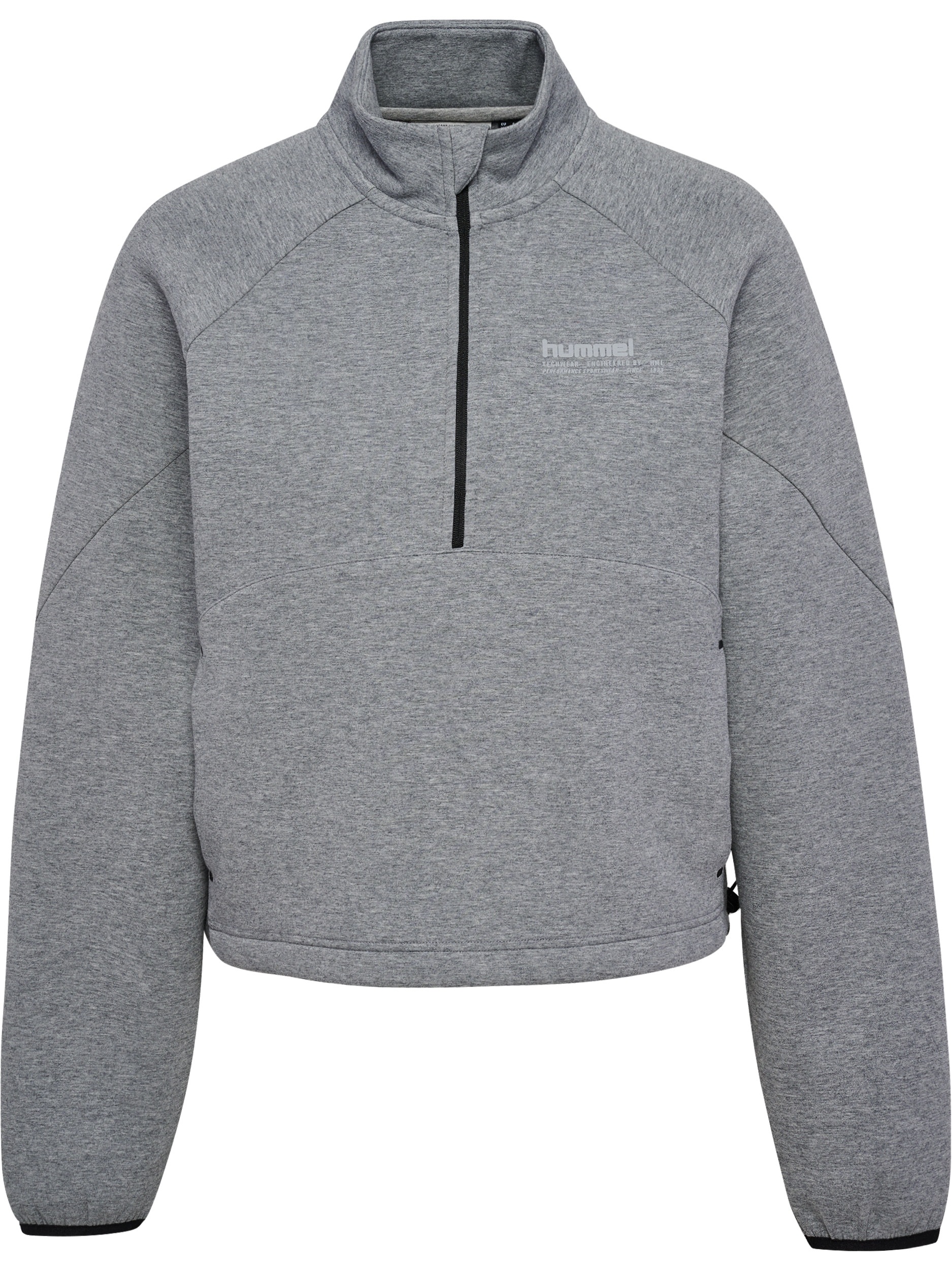hummel Sweater »HMLTECH FLEECE WOMEN BOXY HALF ZIP«, (1 tlg.)