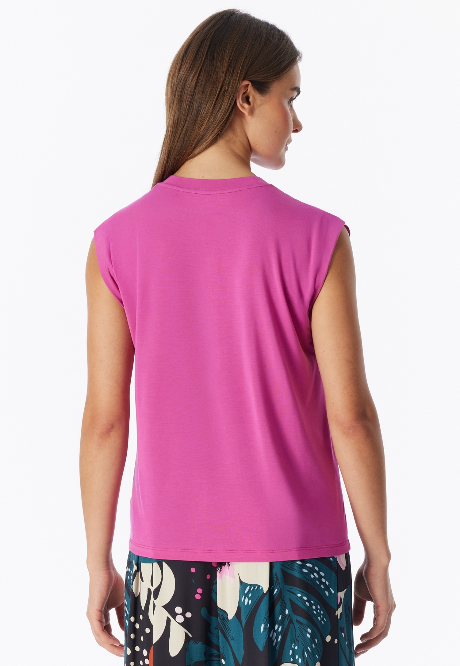 Schiesser Haut de pyjama »Mix + Relax« mit Rundhalsausschnitt, Modalmix