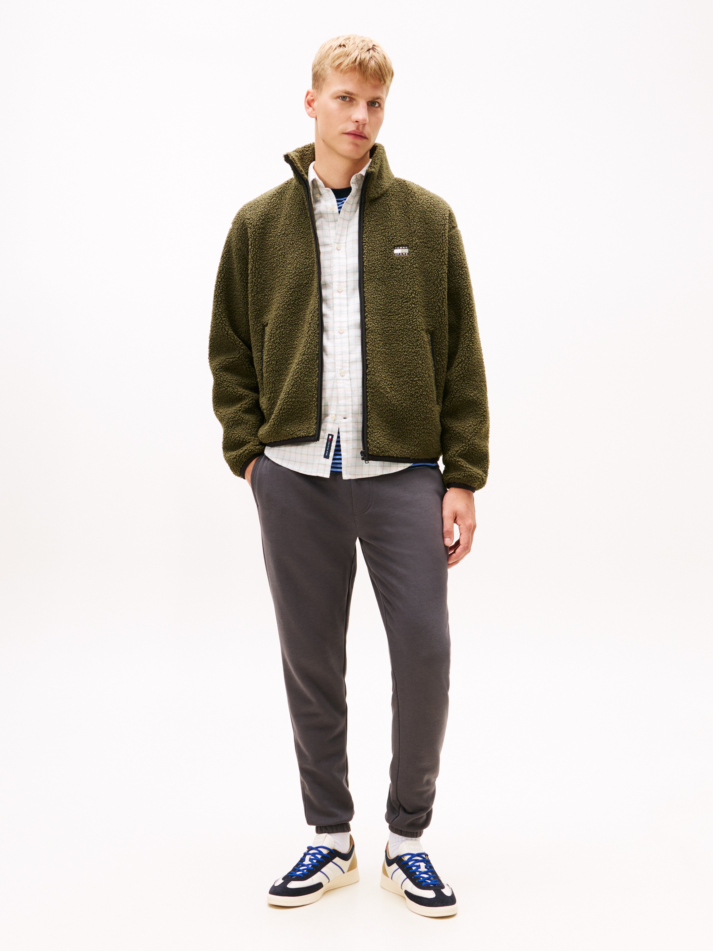 Tommy Jeans Pantalon sweat »TJM SLIM S FLAG SWEATPANT«  avec cordon de serrage