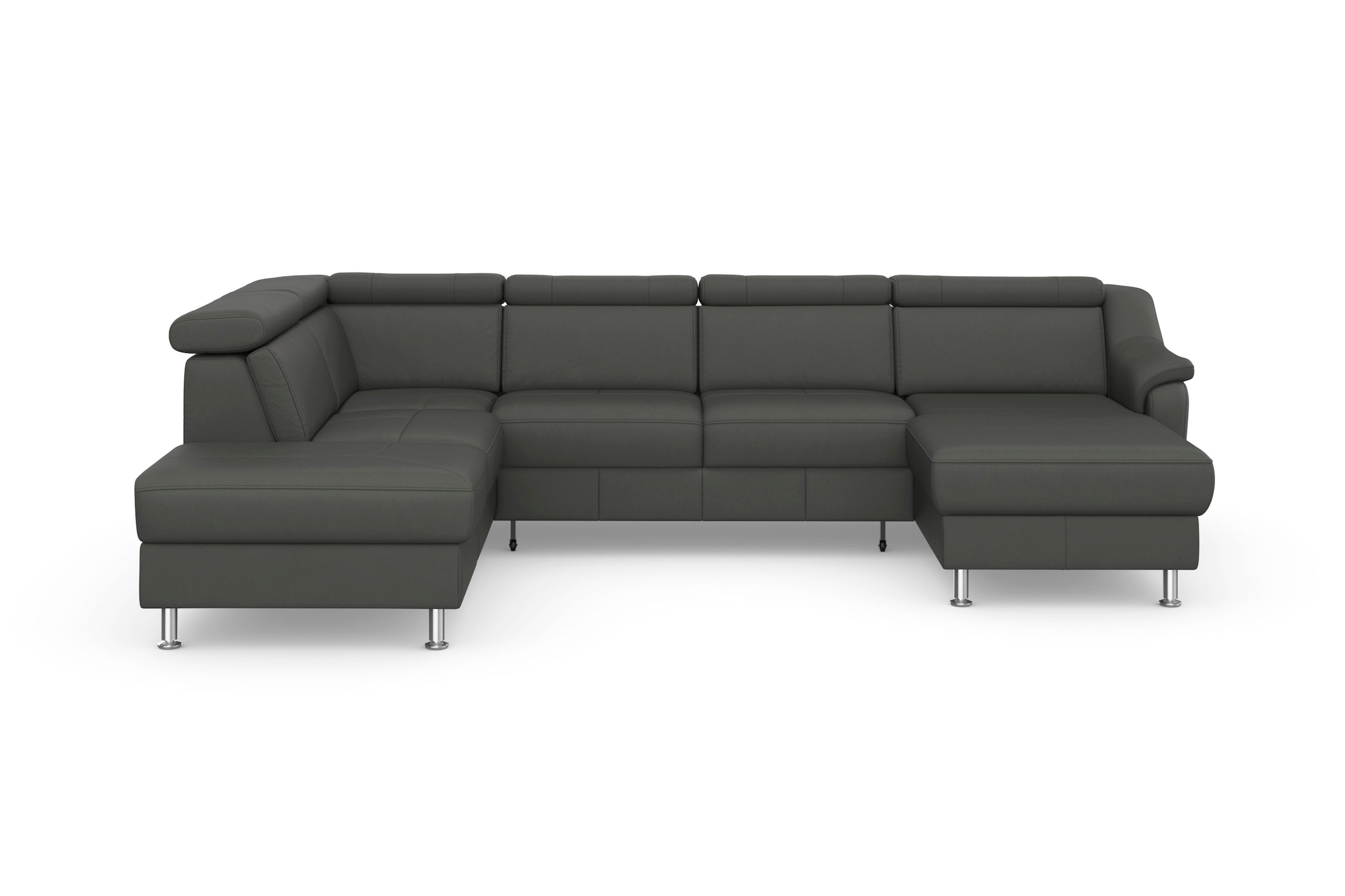 Image of sit&more Wohnlandschaft "Freetown U-Form" Kopfteilverstellung und Federkern, wahlweise mit Bettfunktion