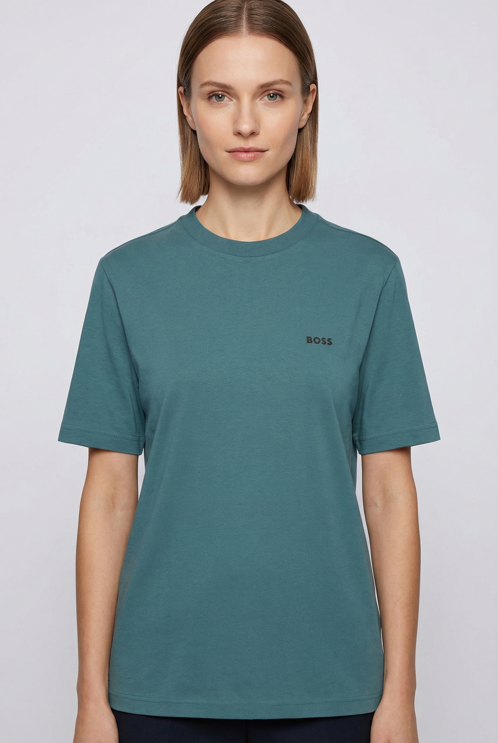 BOSS ORANGE T-Shirt »Esogo Premium Damenmode« mit Logo