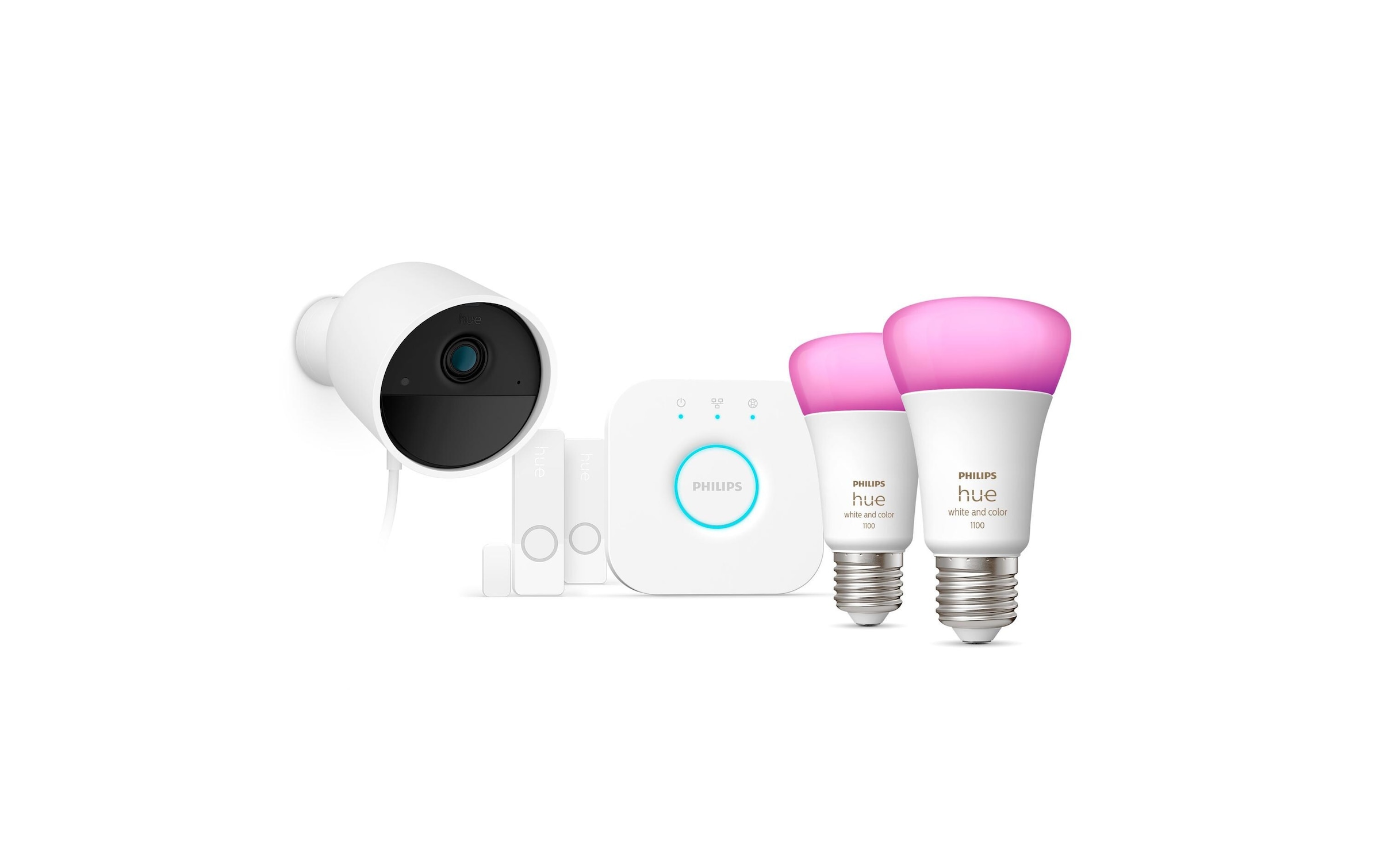 Philips Hue Überwachungskamera »Bundle«, Aussenbereich-Innenbereich, (Set)