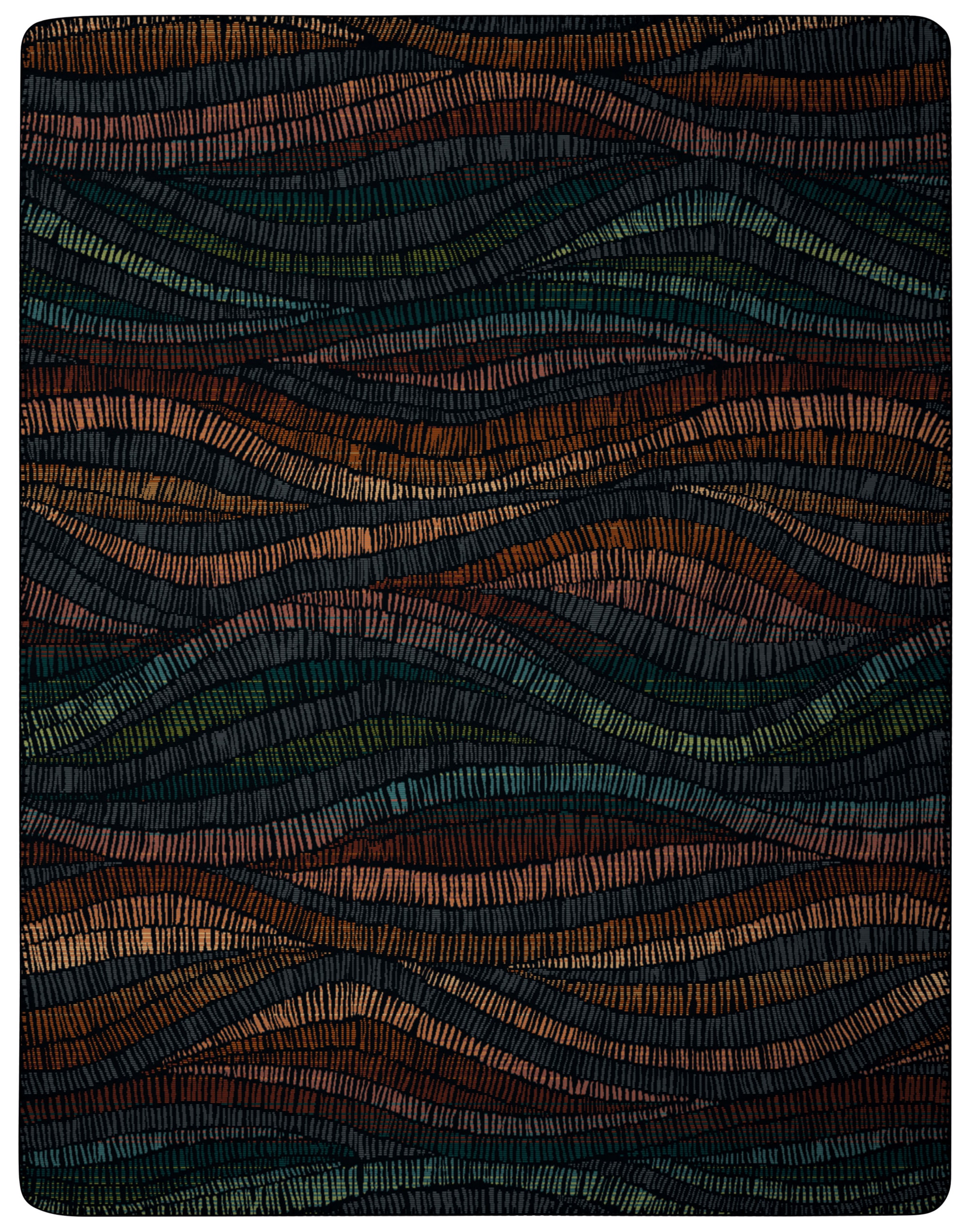 Biederlack Wohndecke »Vivid Waves« kuscheliger Blickfang