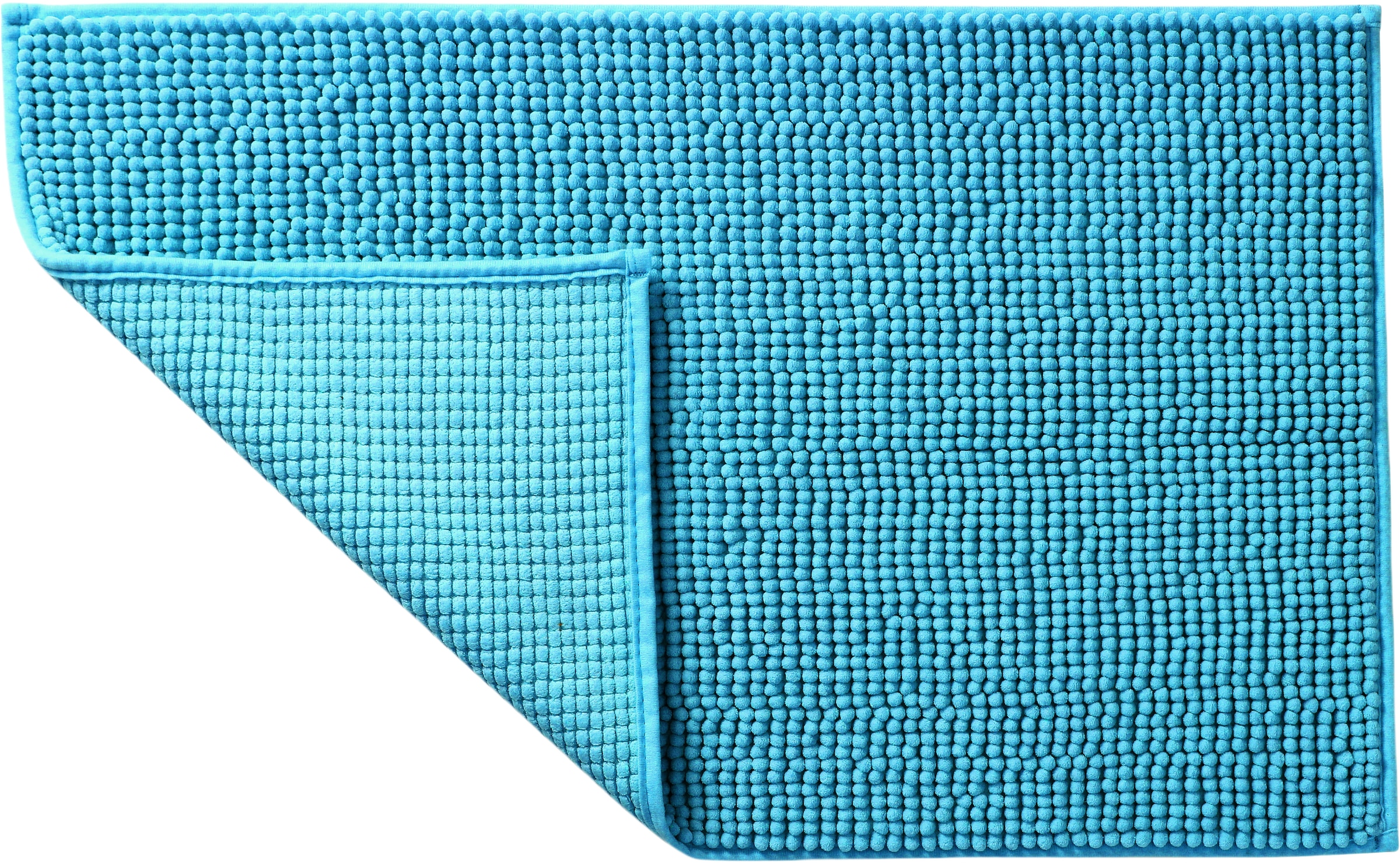 my home Badematte »Vanessa Chenille, Badvorleger, Badezimmer Teppich, Duschvorleger« Höhe 15 mm fussbodenheizungsgeeignet | schnell trocknend | strapazierfähig Uni Farben, besonders weich