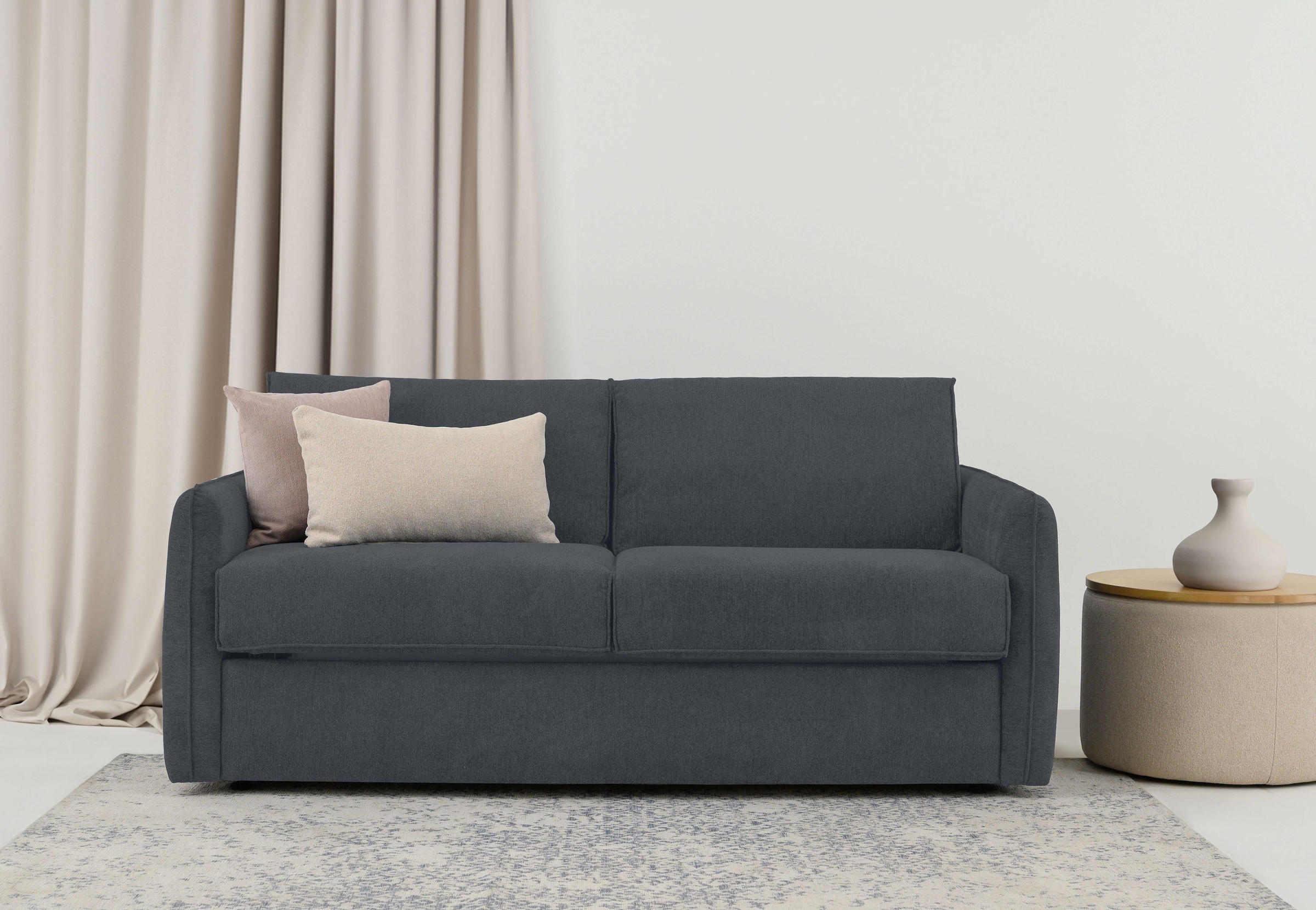 Image of Home affaire Schlafsofa "Bergamons" 2-Sitzer, mit Dauerschlaffunktion, inkl. Federkernmatratze, Lattenrost