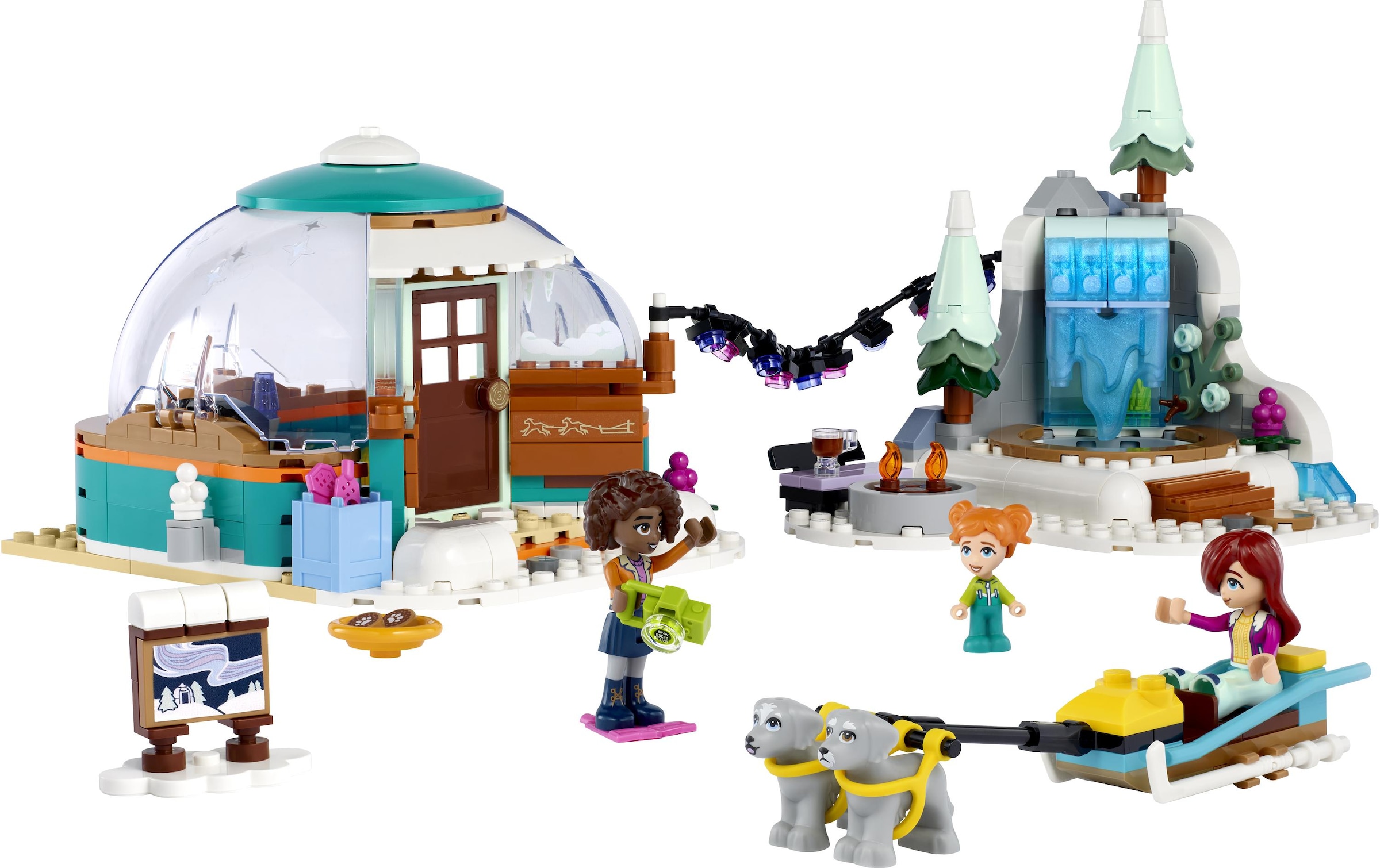 LEGO® Spielbausteine »Ferien im Iglu 41760«, (491 St.)