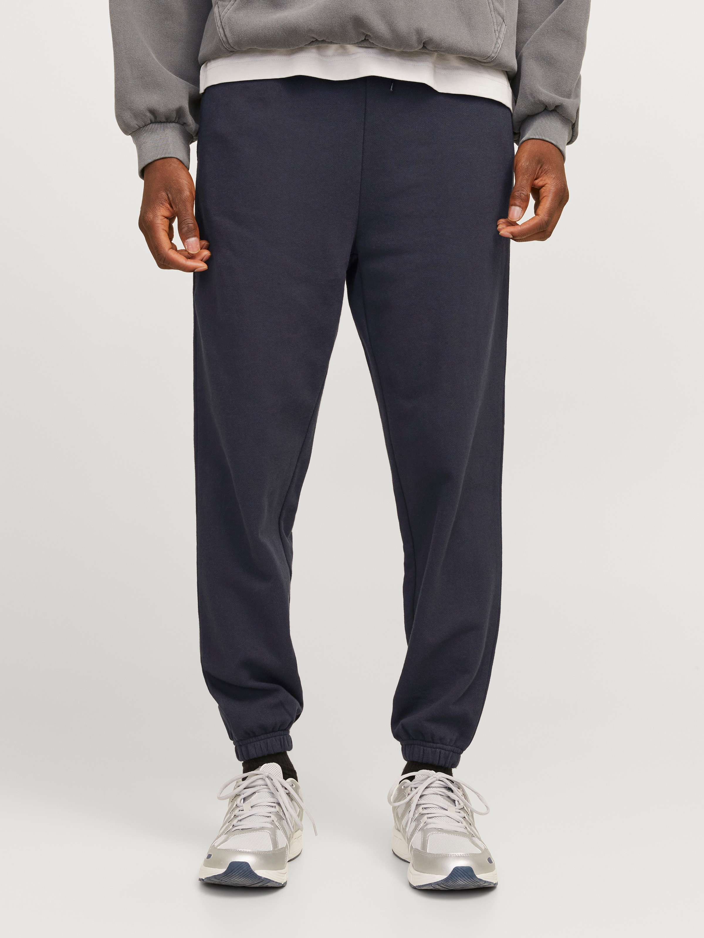 Image of Jack & Jones Sweathose "JPSTGORDON mit Kordel und elastischem Bund" unifarben, modisch, regular fit, Baumwollmischung