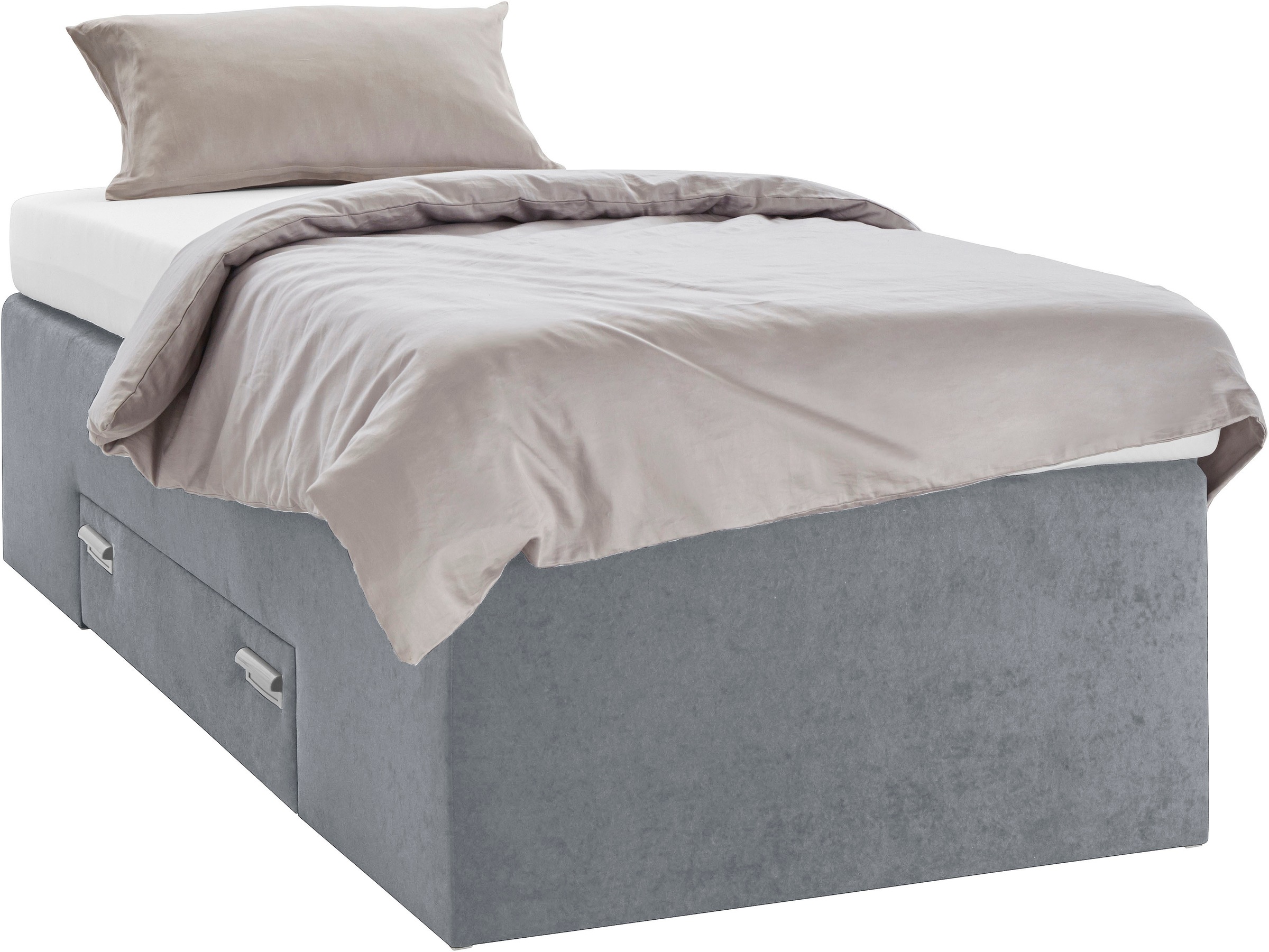 Westfalia Schlafkomfort Boxspringbett mit integrierter Schublade, frei im Raum stellbar