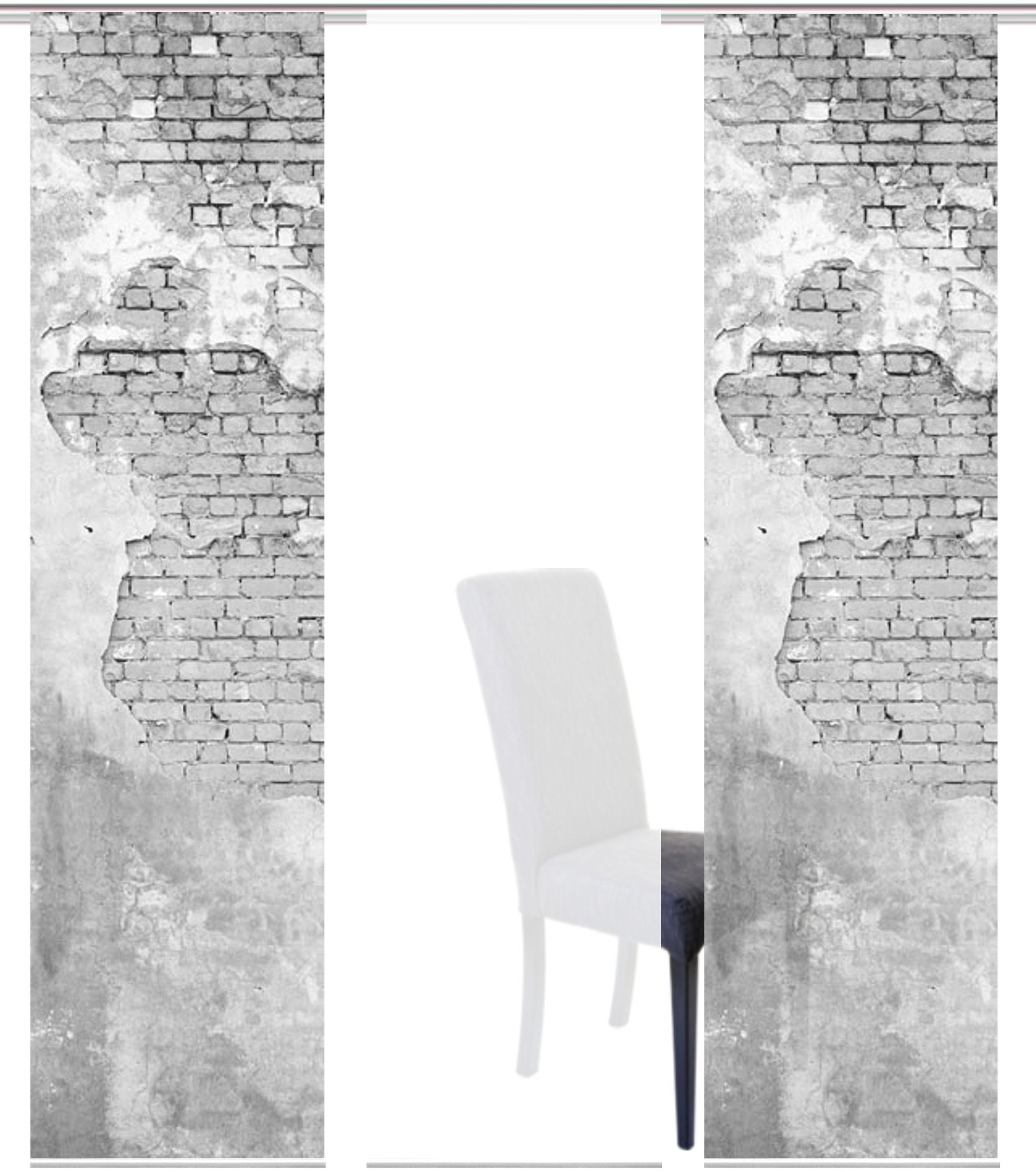 Image of HOME WOHNIDEEN Schiebegardine »WALLONA 3ER SET«, (3 St.), HxB: 245x60 bei Ackermann Versand Schweiz