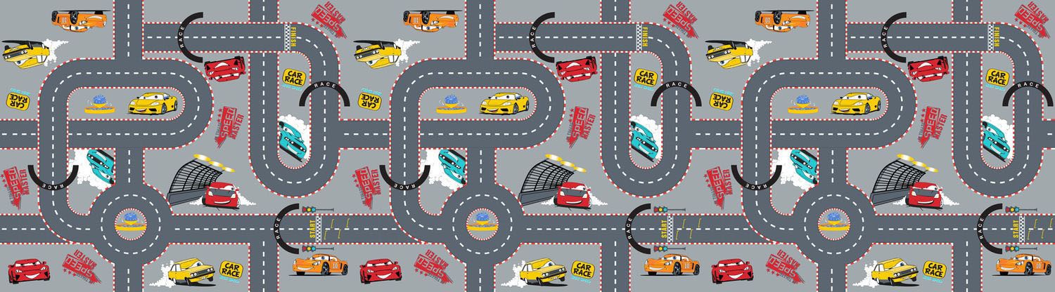 Image of Paco Home Kinderteppich »Lino 680«, rund, 5 mm Höhe, Wendeteppich, Strassen-Spiel-Teppich, Kinderzimmer bei Ackermann Versand Schweiz