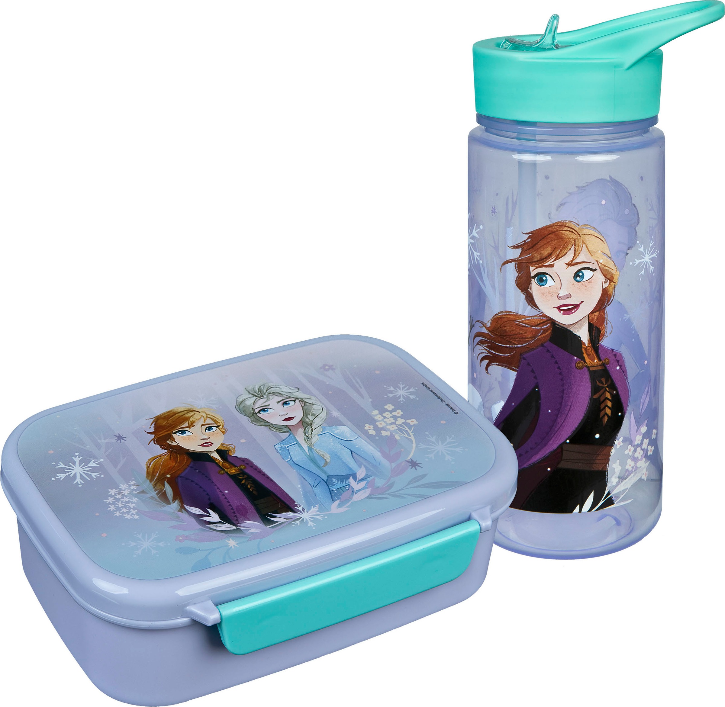 Image of Scooli Lunchbox "Brotzeitdose & Trinkflasche, Frozen" mit Trinkflasche