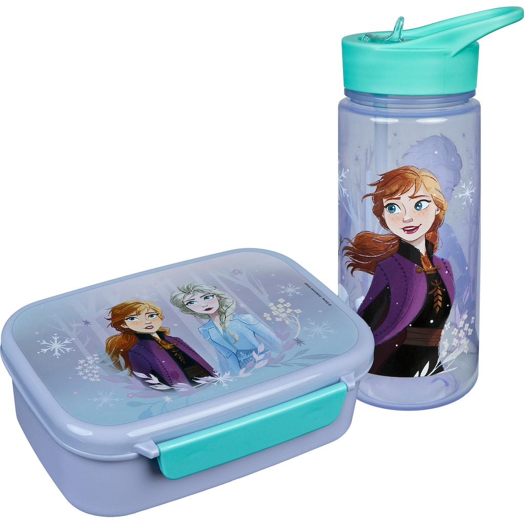 Scooli Lunchbox »Brotzeitdose & Trinkflasche, Frozen«, (Set, 2 tlg.), mit Trinkflasche