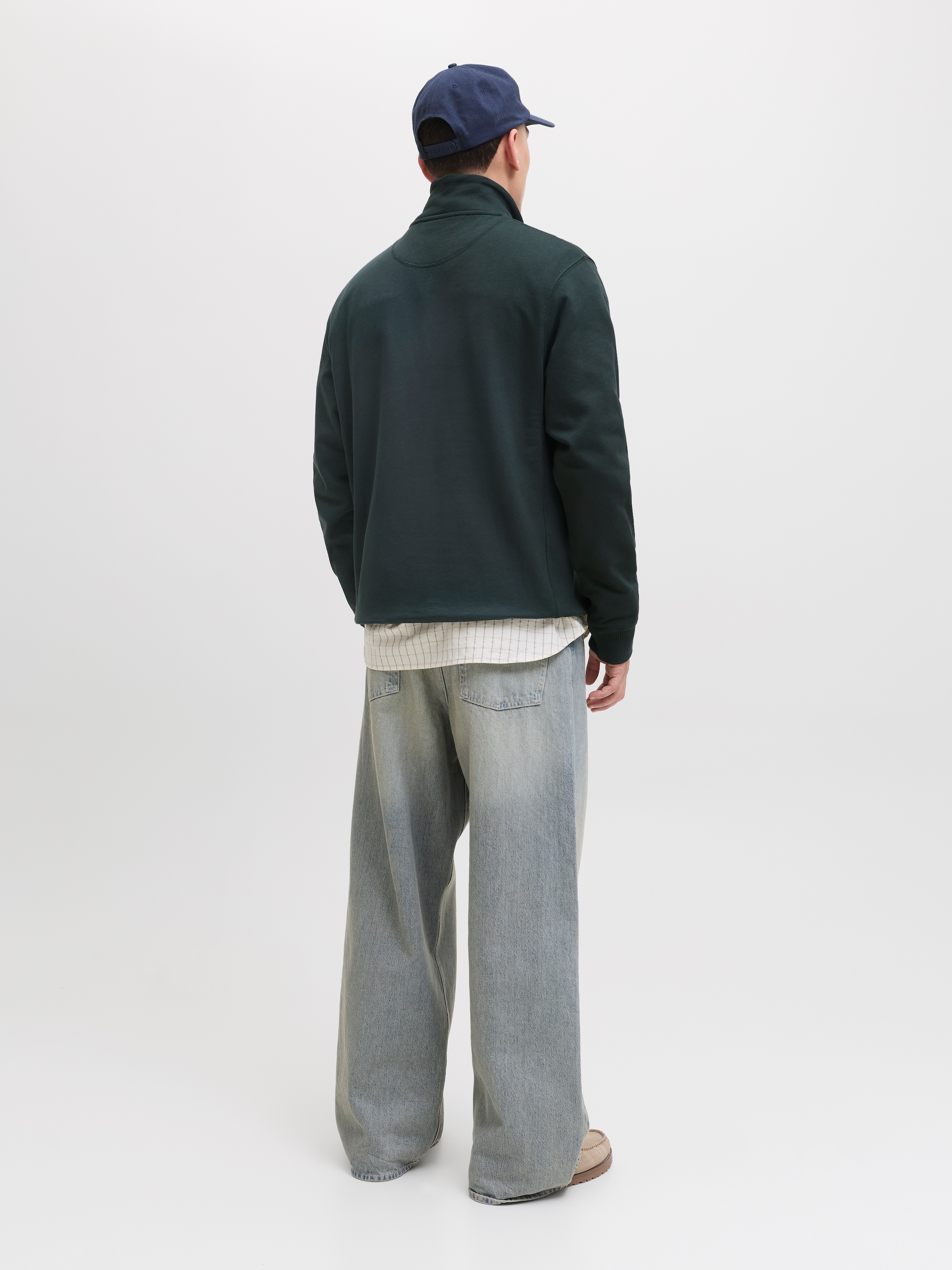 Jack & Jones Sweatshirt »JORNORREBRO EMB SWEAT HIGH NECK SN«
