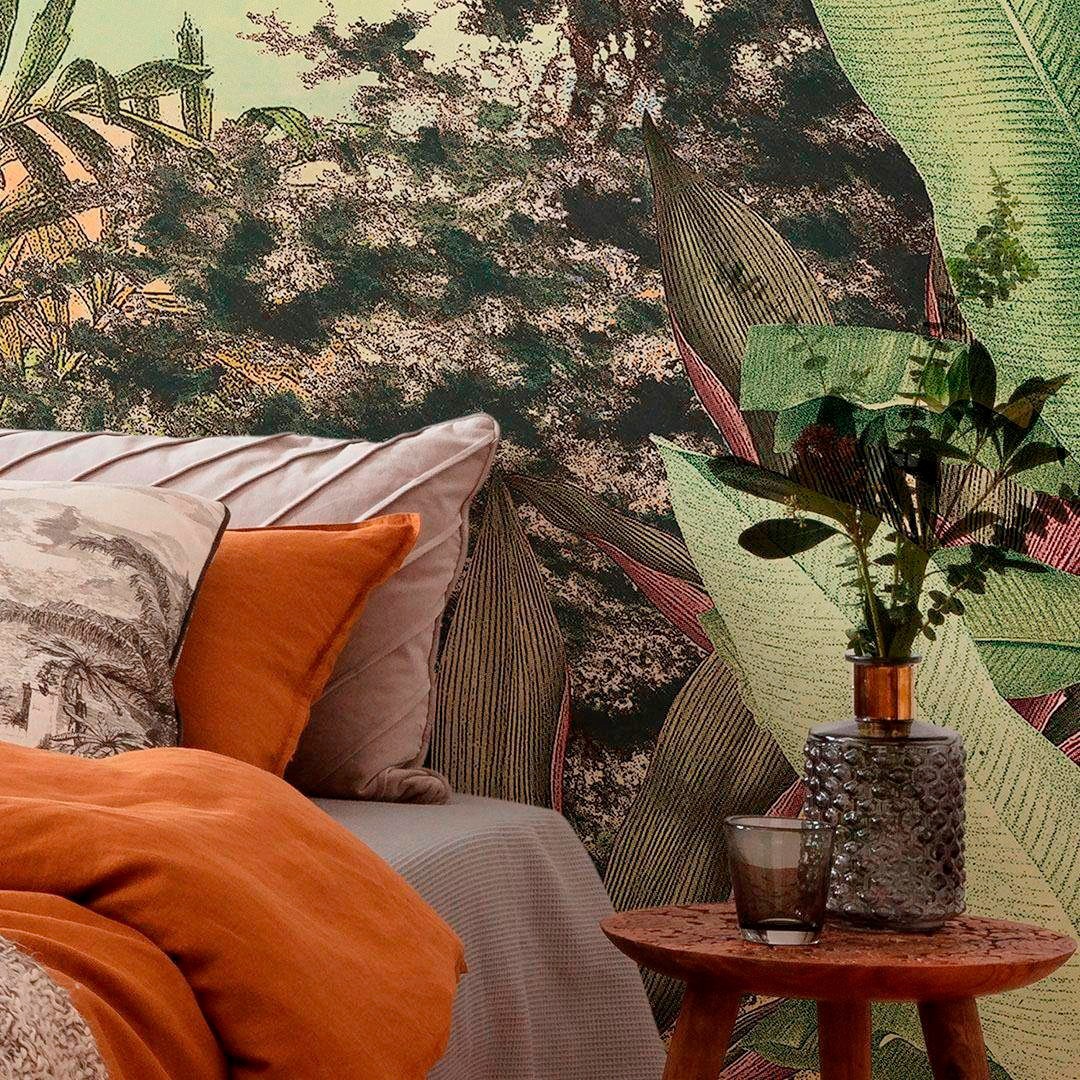 Komar Vliestapete »Digitaldruck Vlies - Oasis - Grösse 350 x 250 cm«, bedruckt, Wohnzimmer, Schlafzimmer